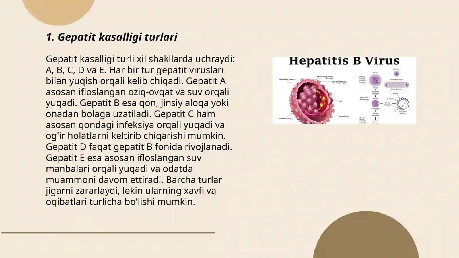 Gepatit kasalligi turlari 3