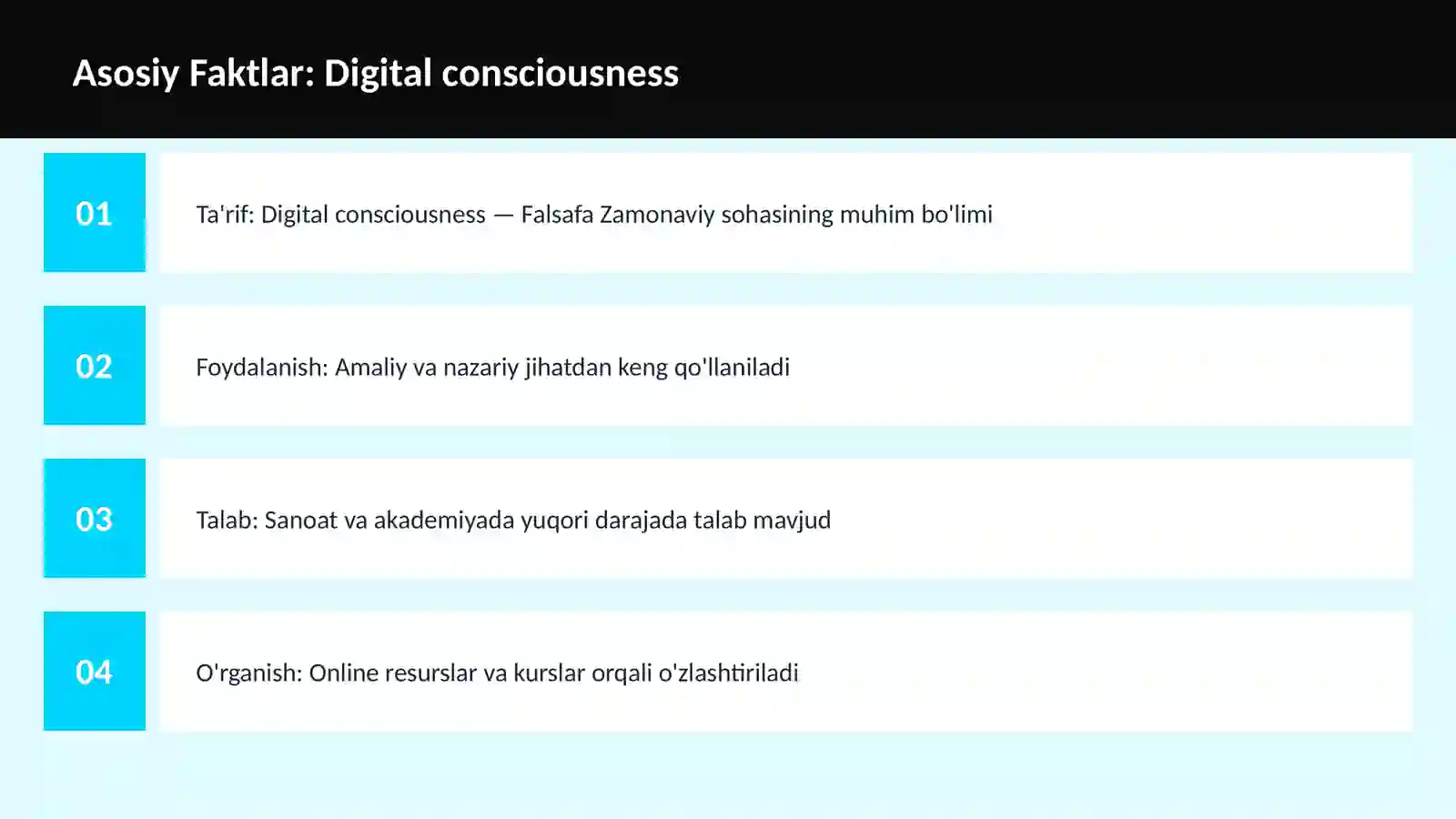 Digital consciousness 3