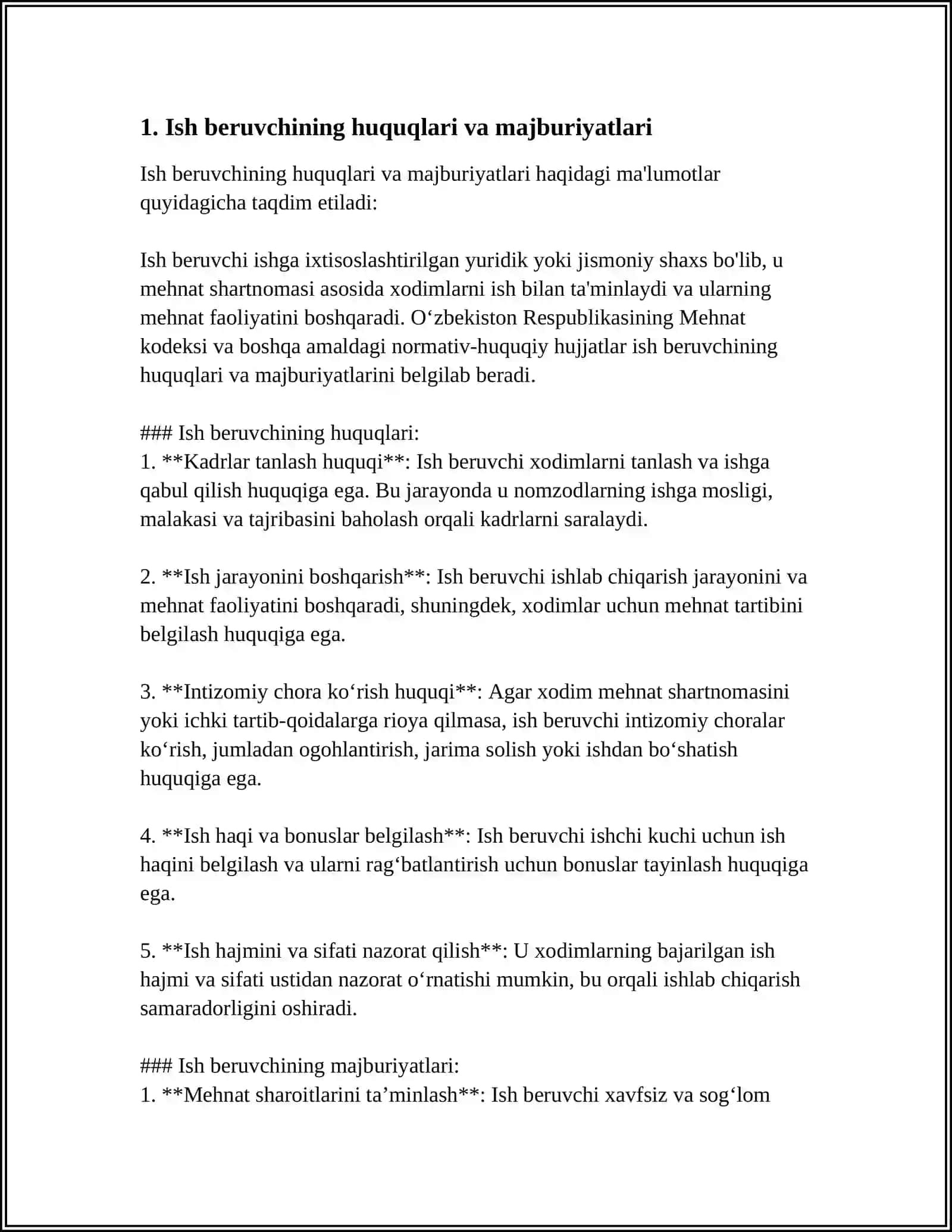 ALPHA TIBBIYOT TEXNIKUMI - MEHNATGA OID HUQUQIY MUNOSABATLAR 3