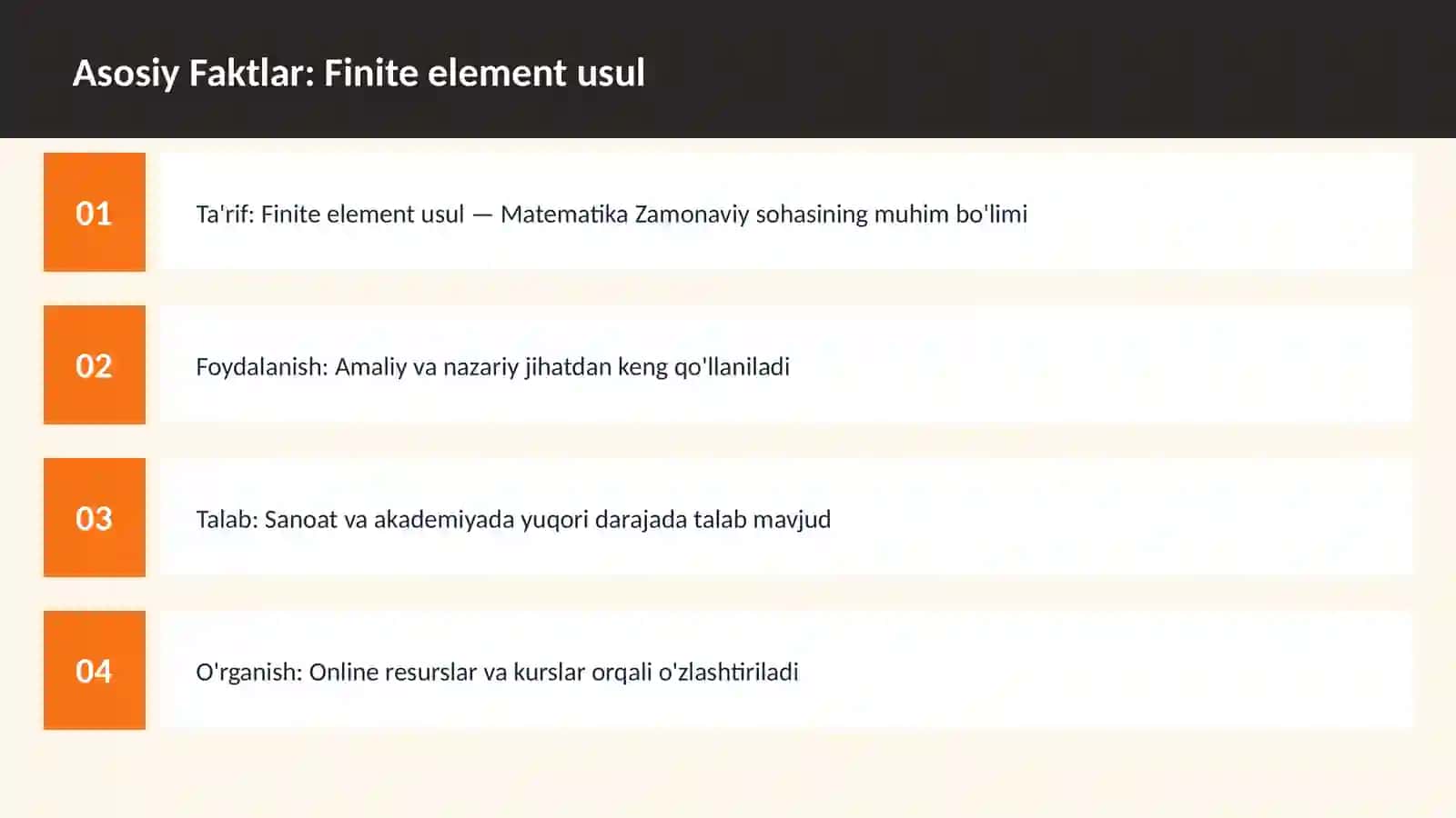 FAN | MATEMATIKA ZAMONAVIY 3