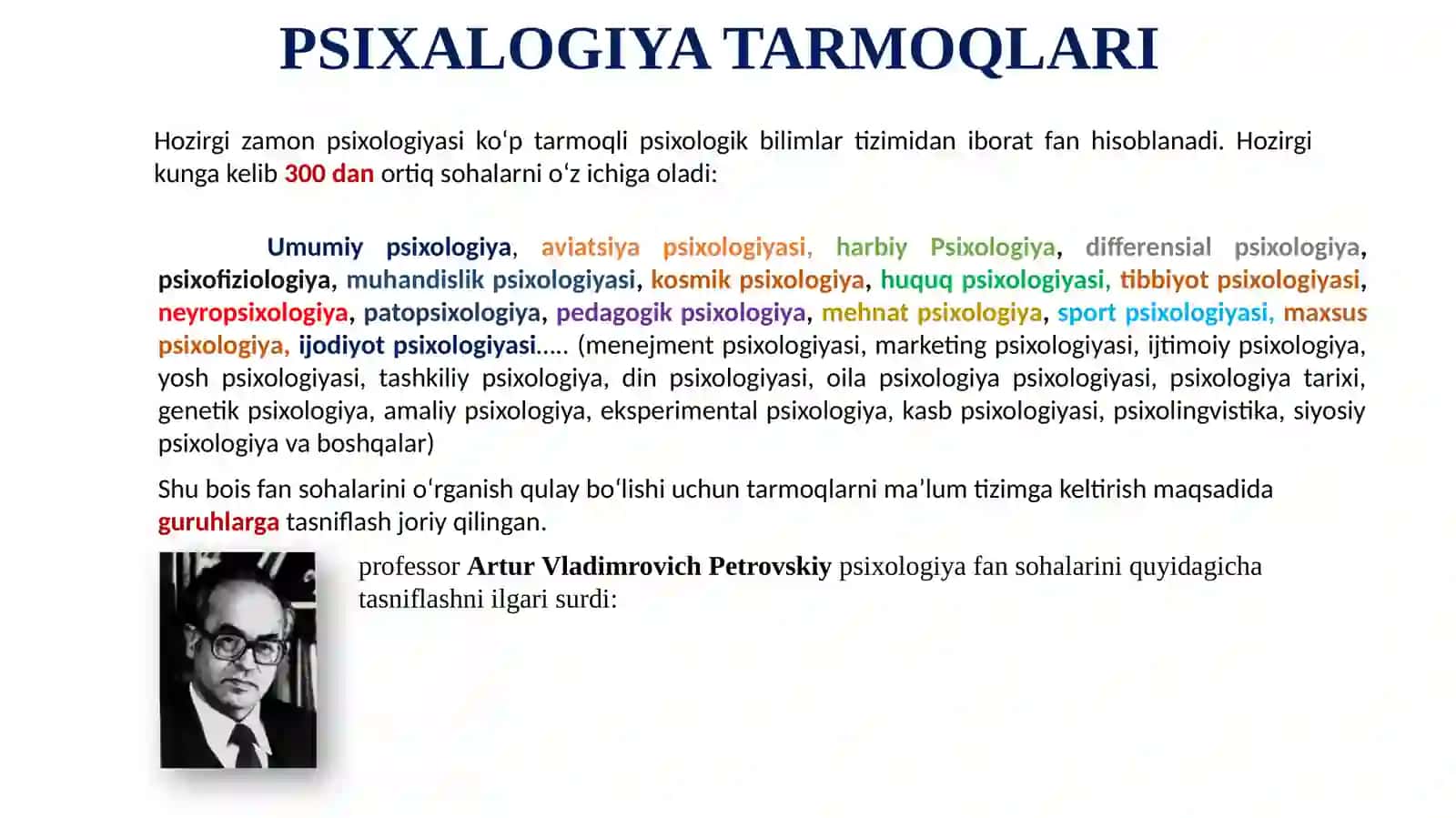 PSIXOLOGIYA FANI RIVOJLANISHINING ZAMONAVIY TENDENSIYALARI 3
