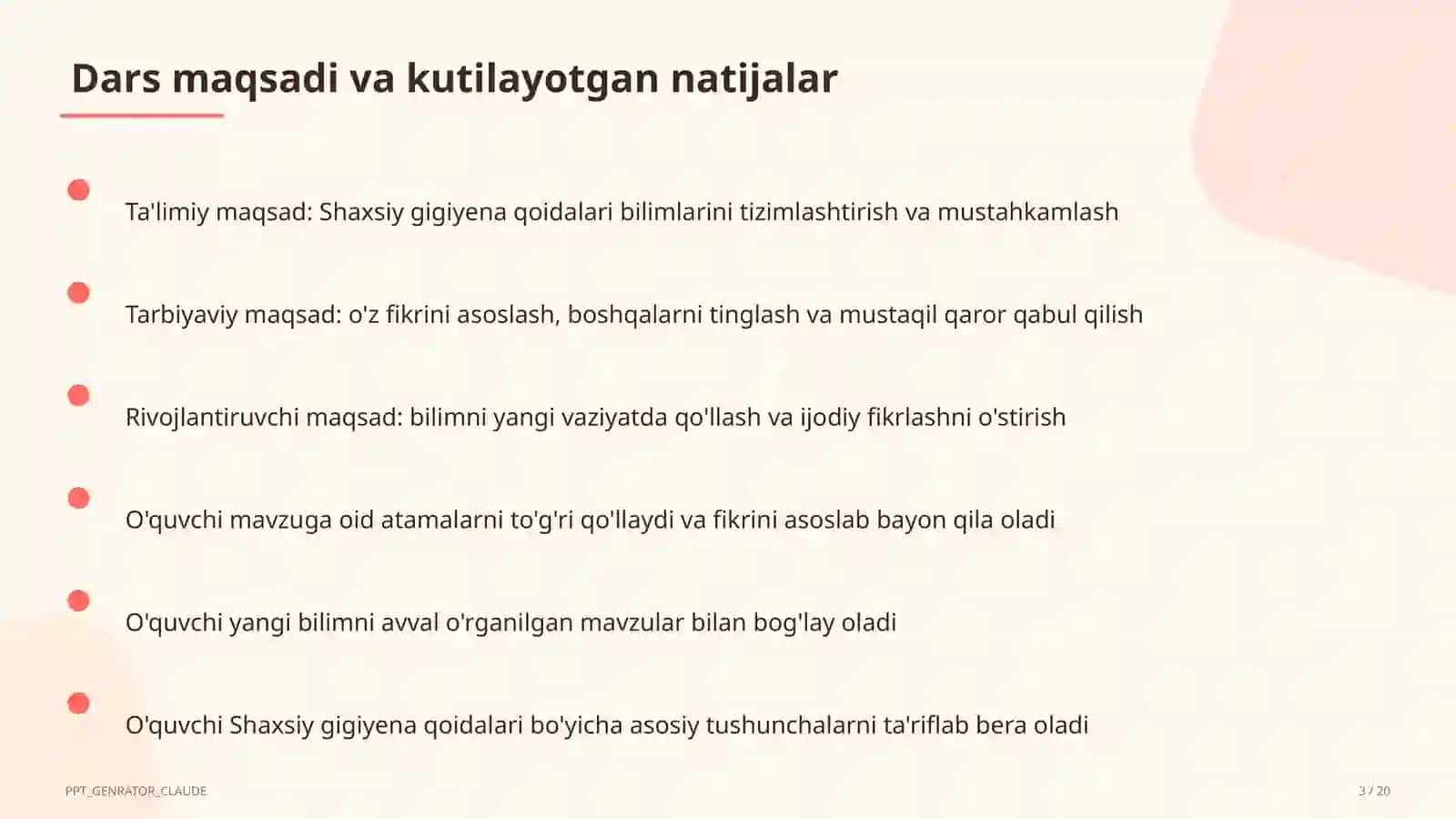 Shaxsiy gigiyena qoidalari (1-sinf) 3