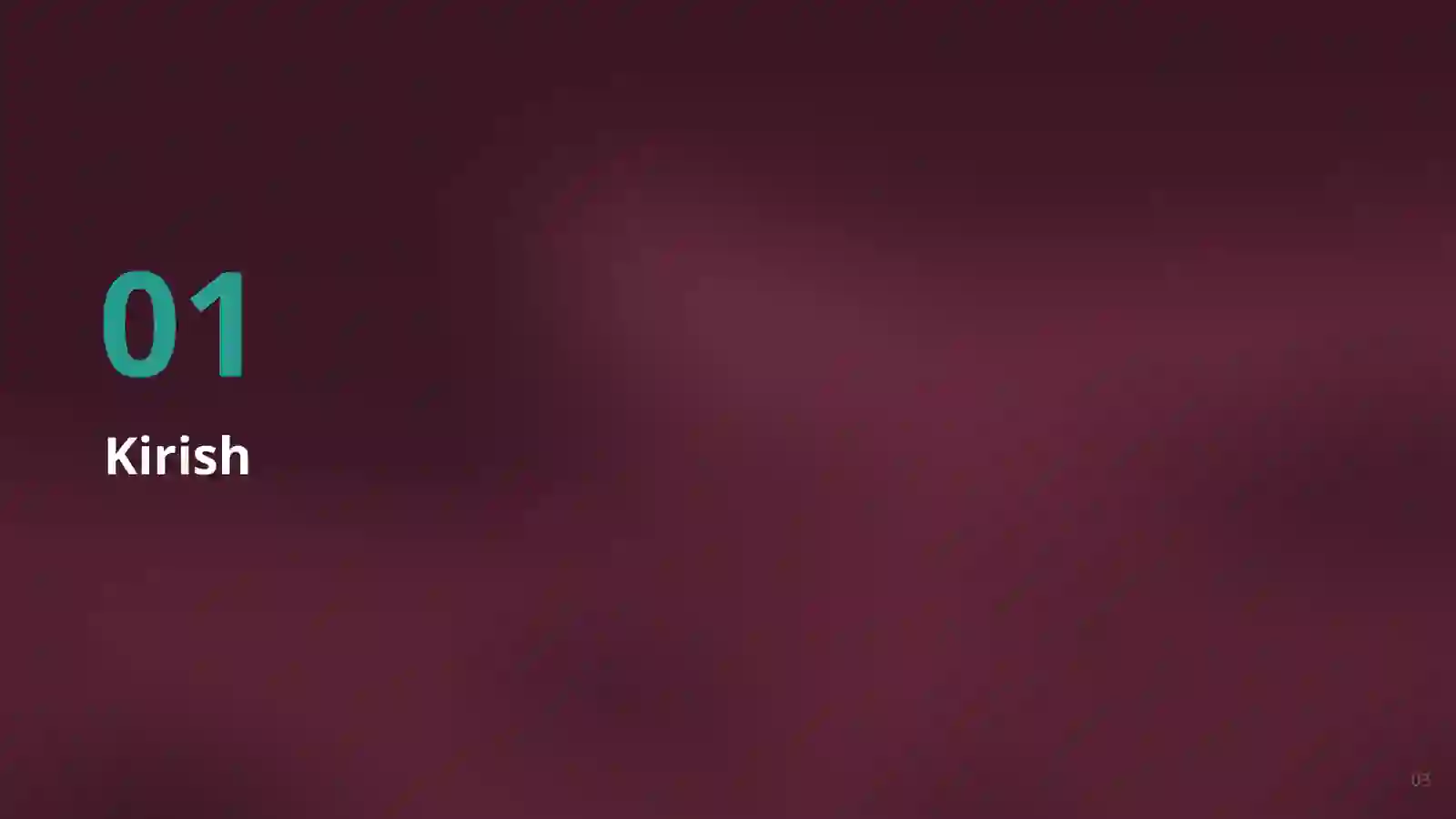 Datchiklar tarmog'i 3