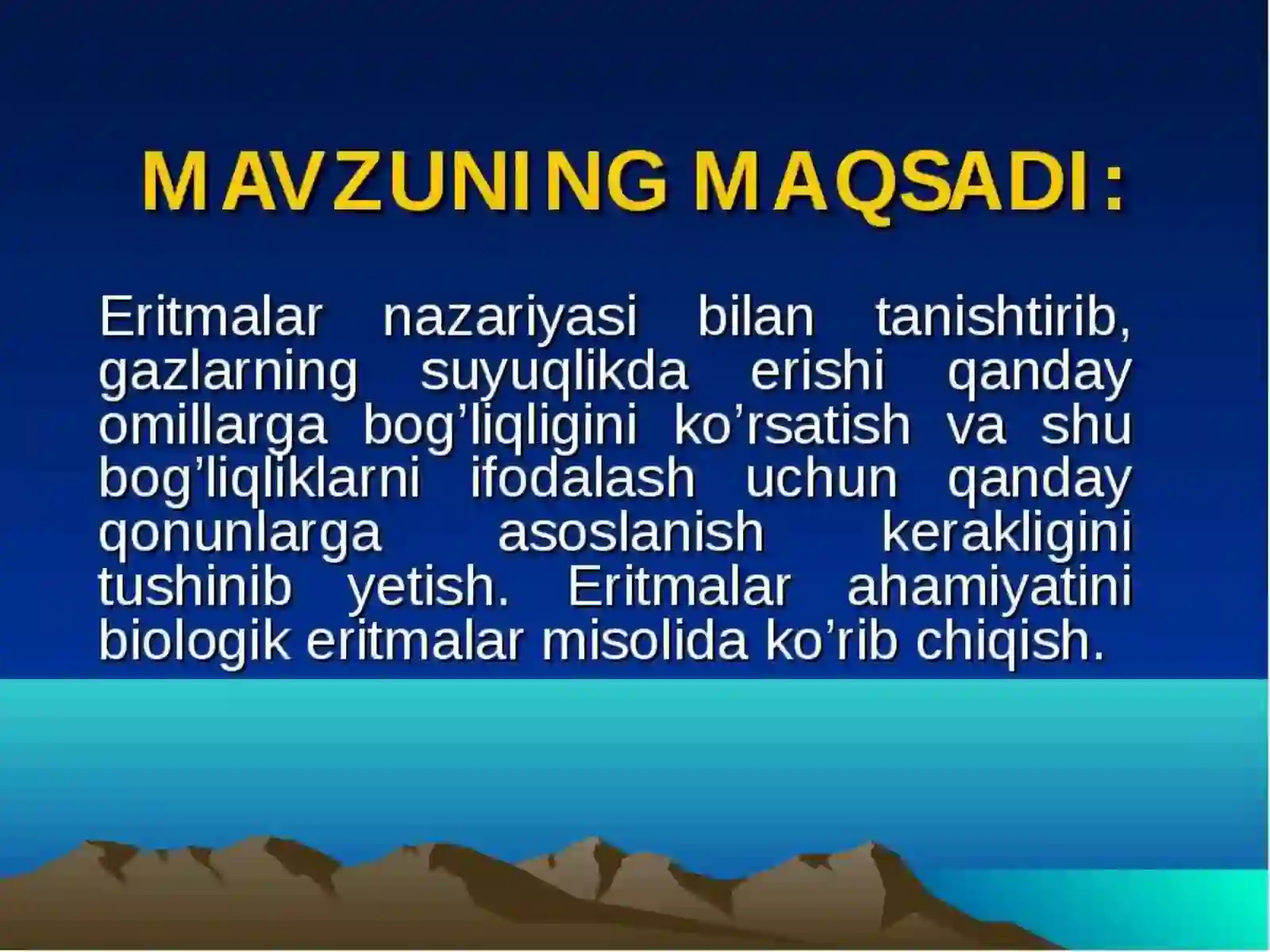 Ideal eritma qonunlari 3