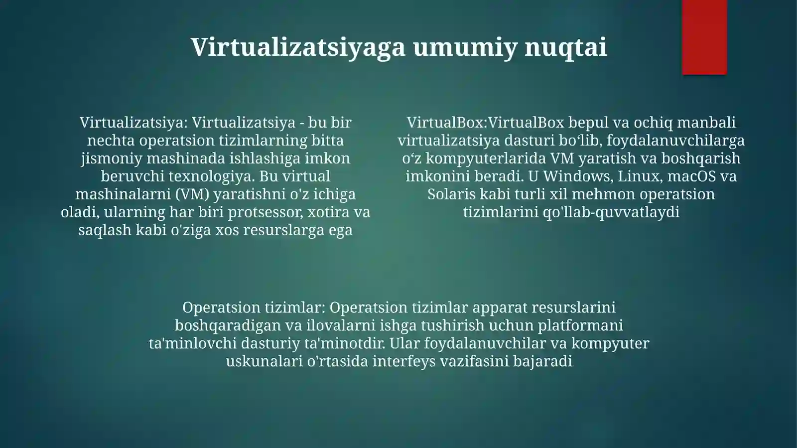 Virtualbox Dasturini Kompyuterga O'Rnatish 3