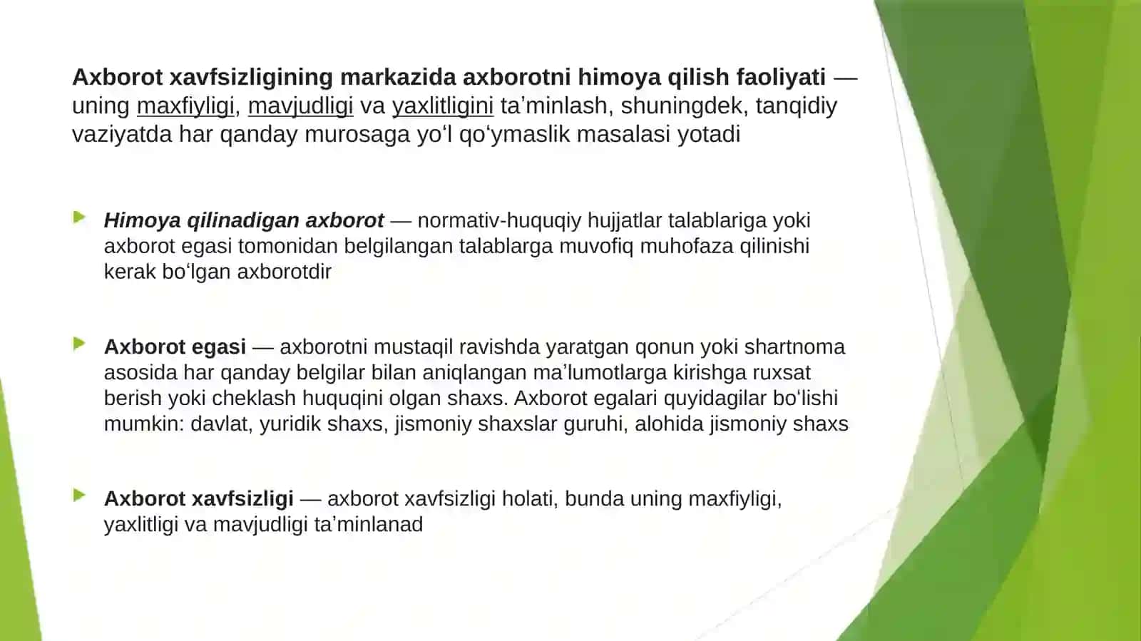 AXBOROT XAVFSIZLIGINING ASOSIY TUSHUNCHALARI VA KIBER JINOYATCHILLIK TARIXI 3