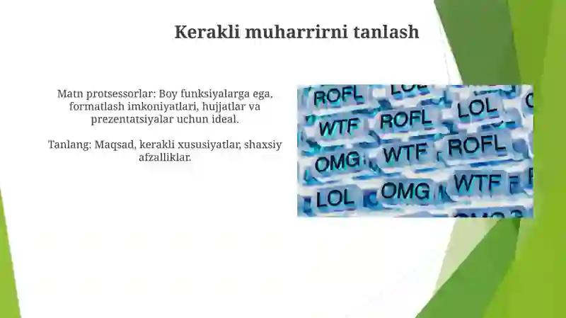 Matn Muharrirlari 3