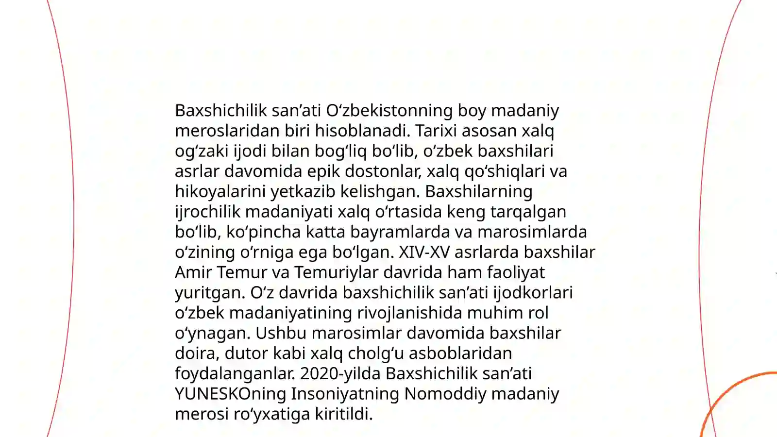 Baxshichilik San'ati 3