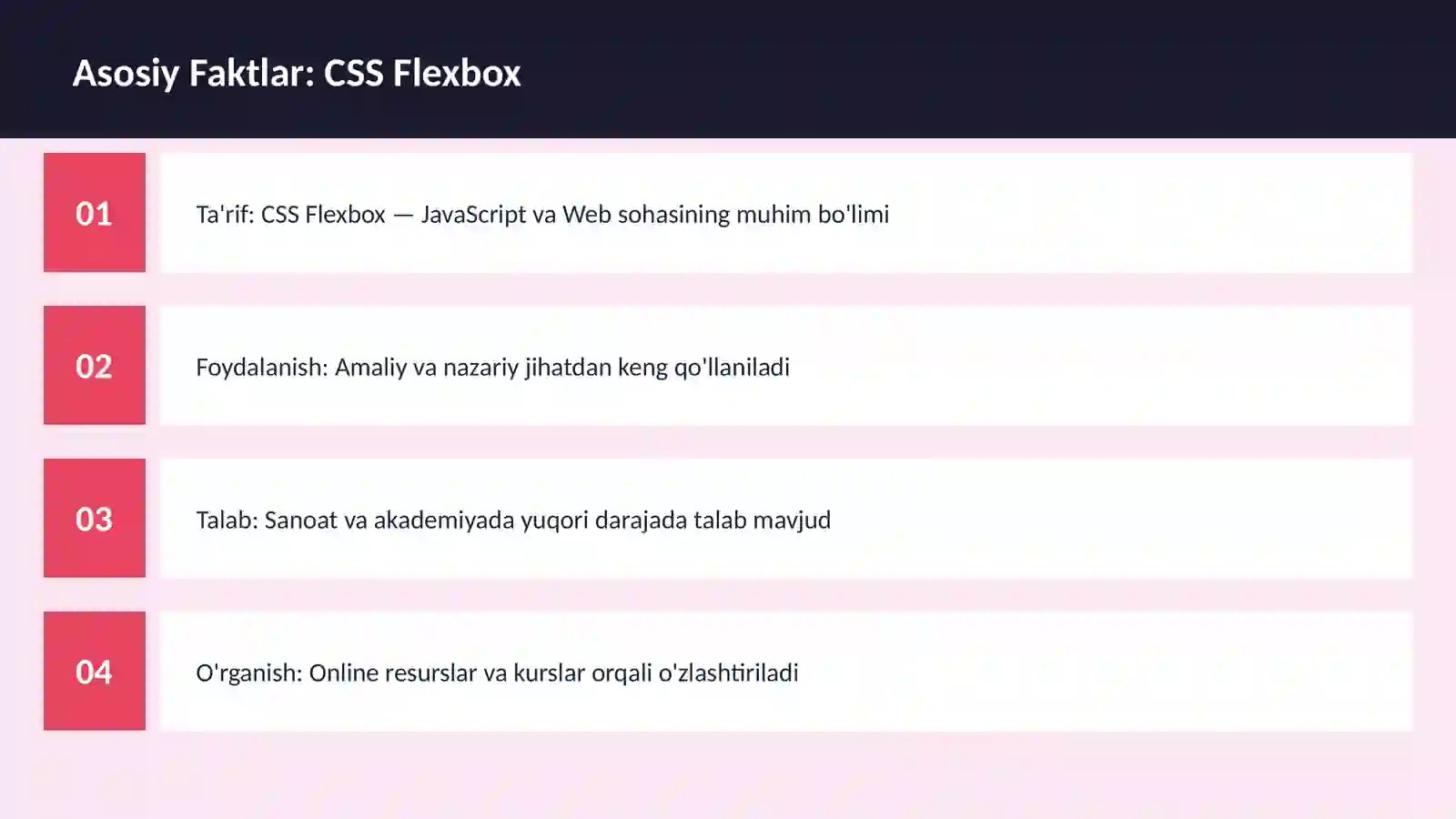 CSS Flexbox 3