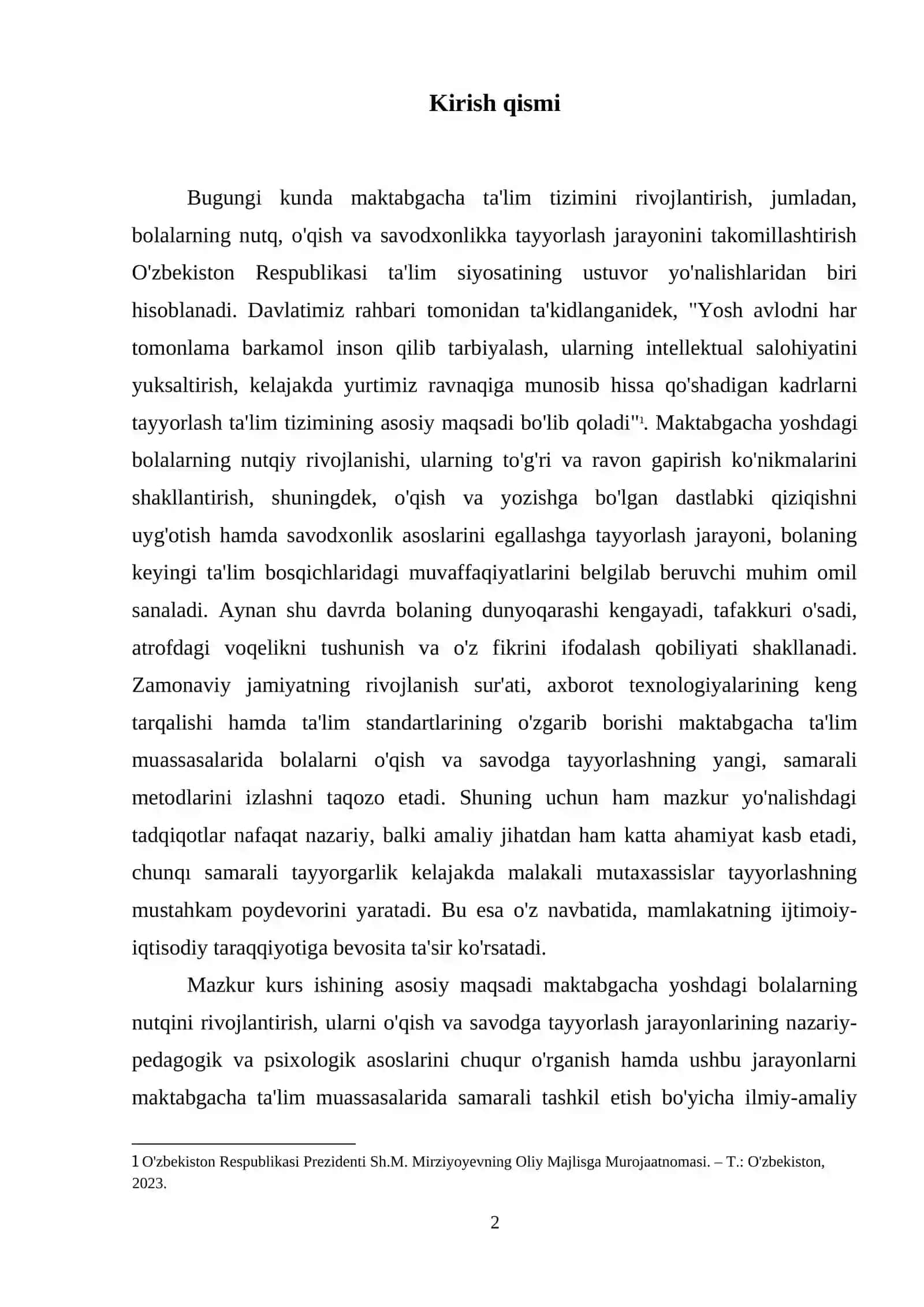 "Maktabgacha yoshdagi bolalarning nutq,o'qish va savodga tayyorgarlik yonalishi" 3