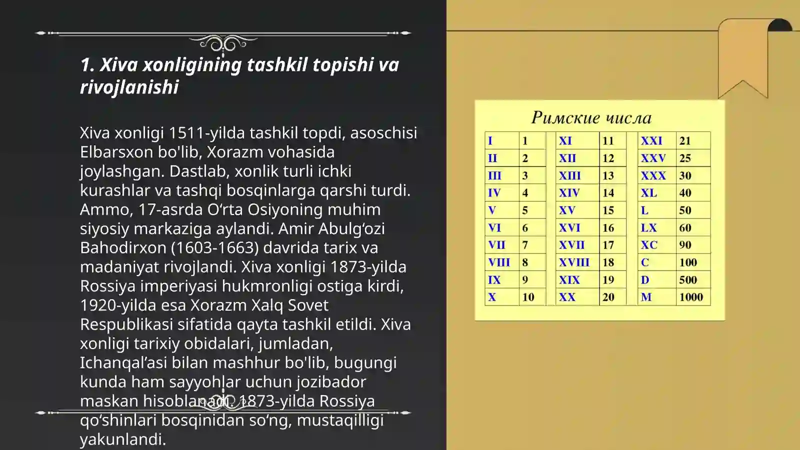 Xiva xonligi tarixi 3
