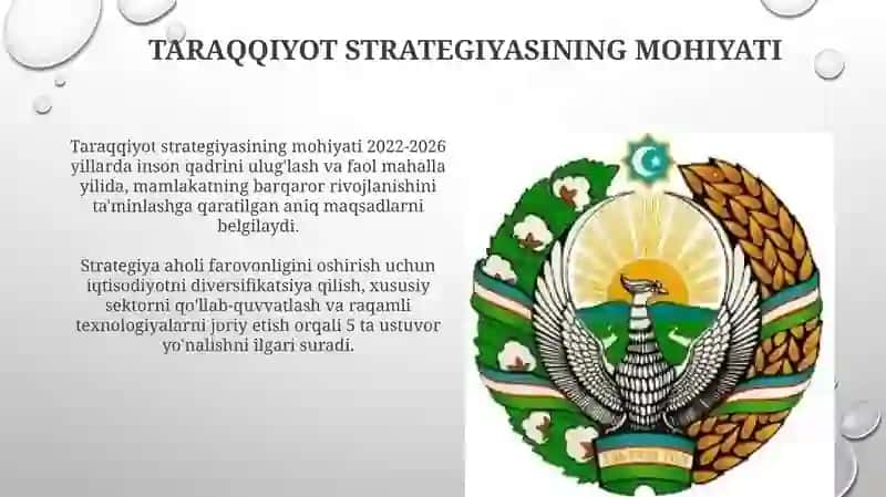 Oʻzbekiston respublikasini rivojlantirish da harakatlar strategiyasining tutgan oʻrni 3