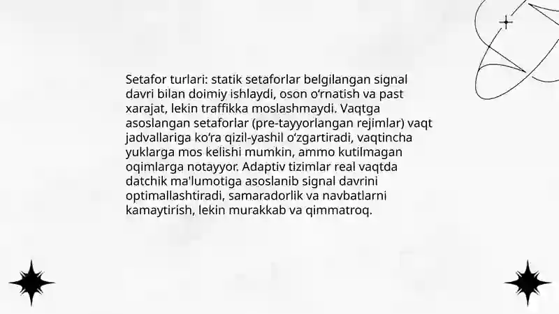 Setafor turlar, ishoralari 3