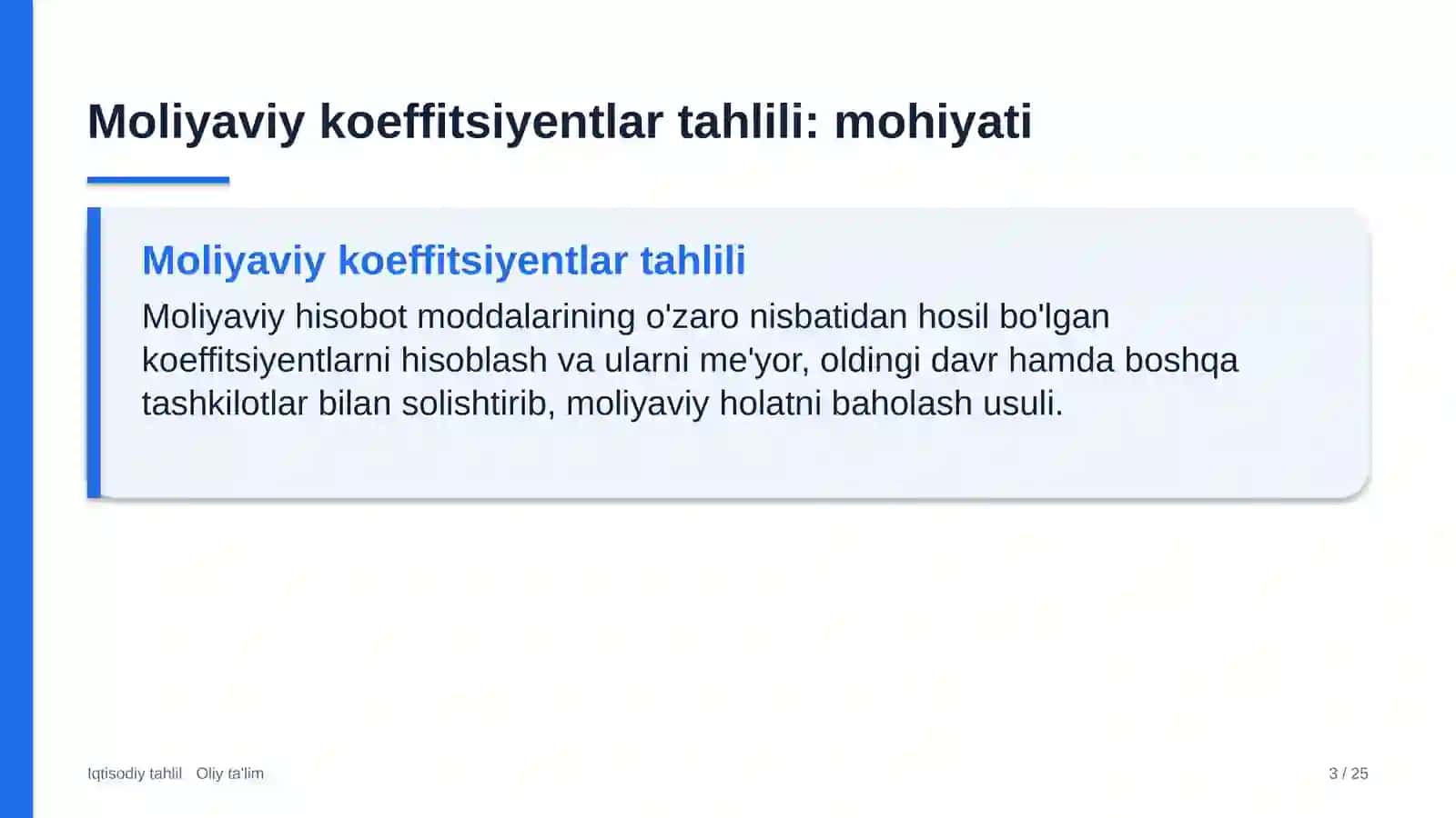 fond birjasida moliyaviy koeffitsiyentlar tahlili 5966 3