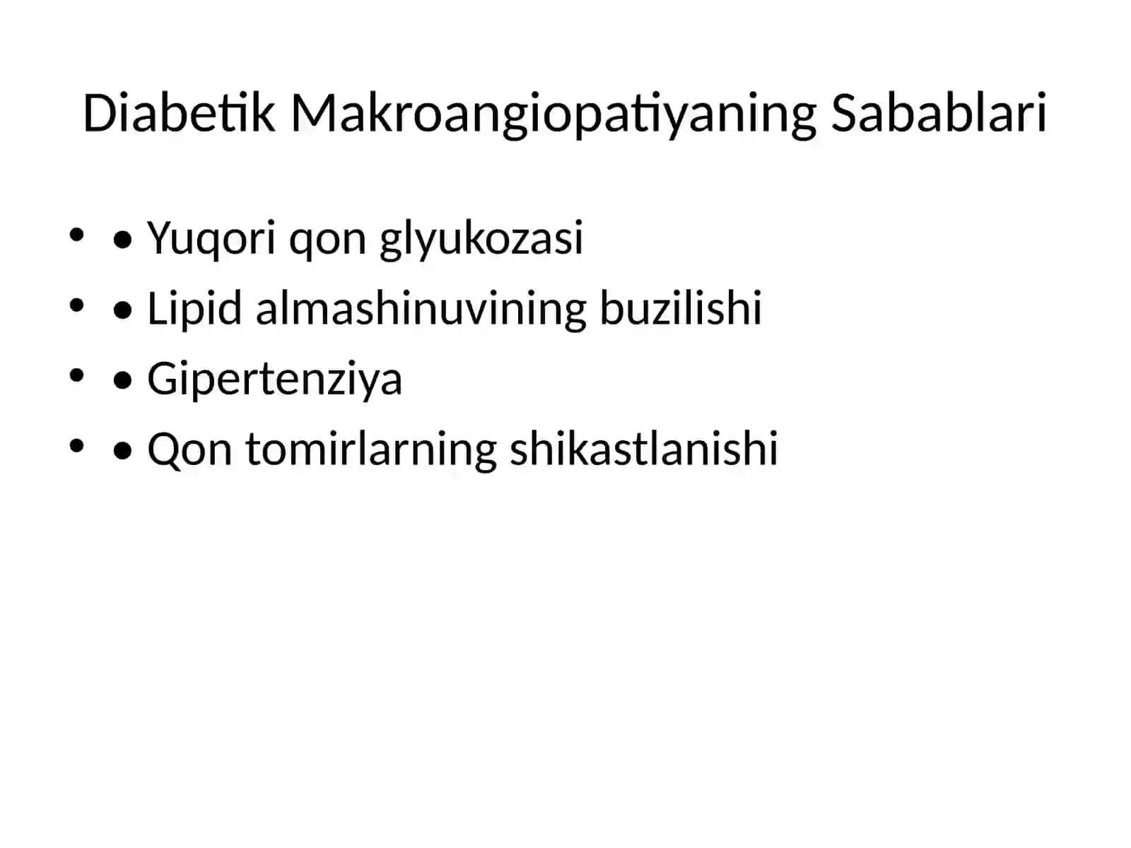 Diabetik Makroangiopatiya 3