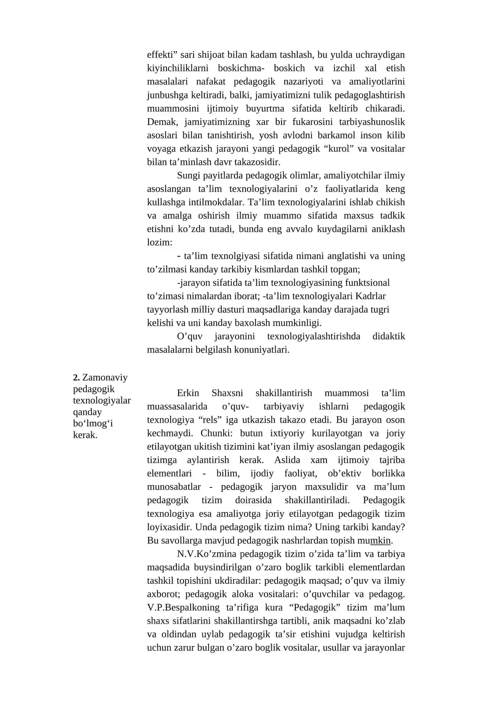 Mavzu № 3. Maqsadni belgilash 3