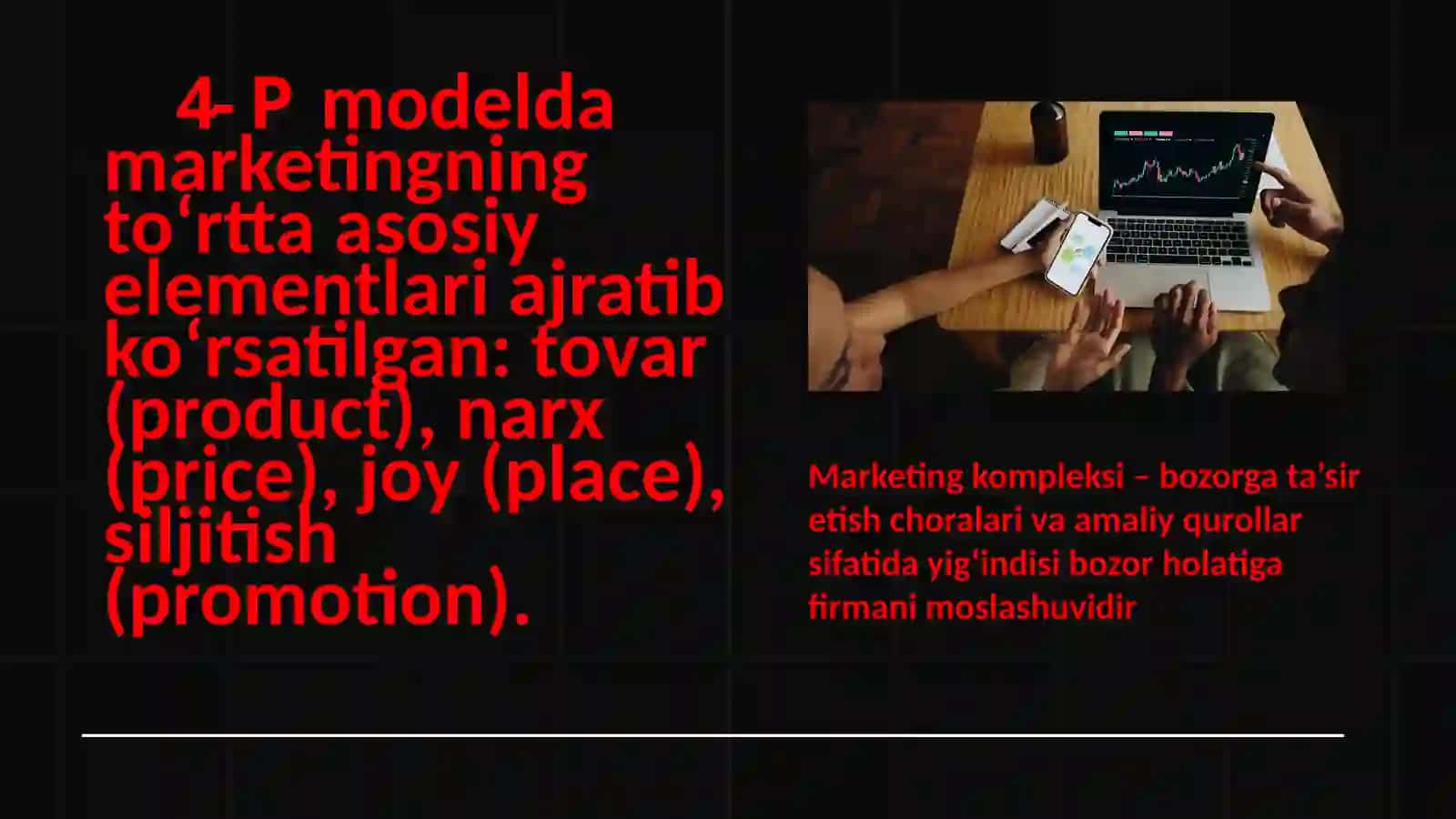 Marketing majmui. Marketing turlari 3