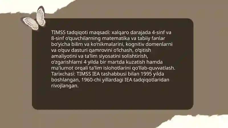 TIMSS tadqiqoti 3