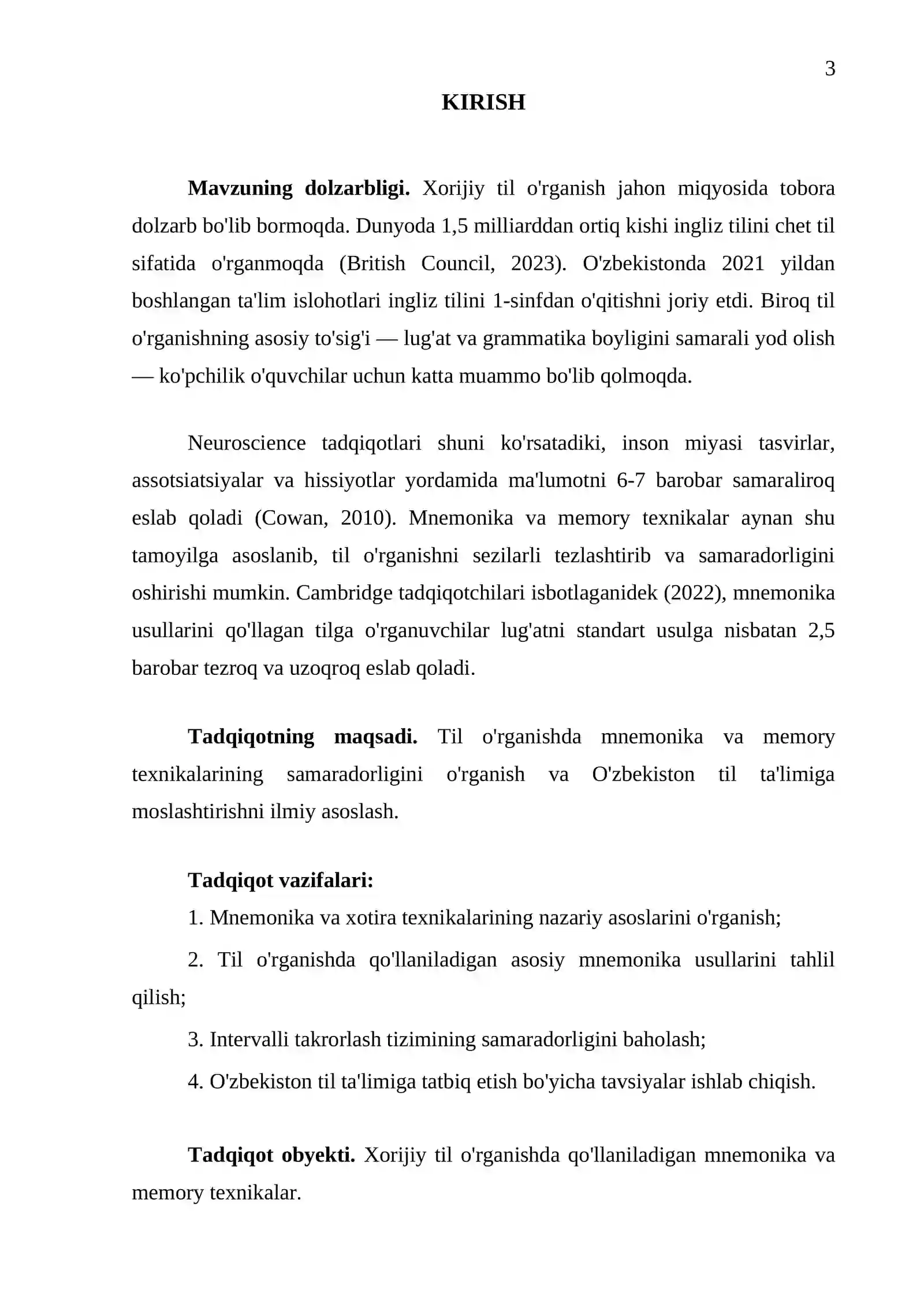 Til o'rganishda mnemonika va memory texnikalari 3
