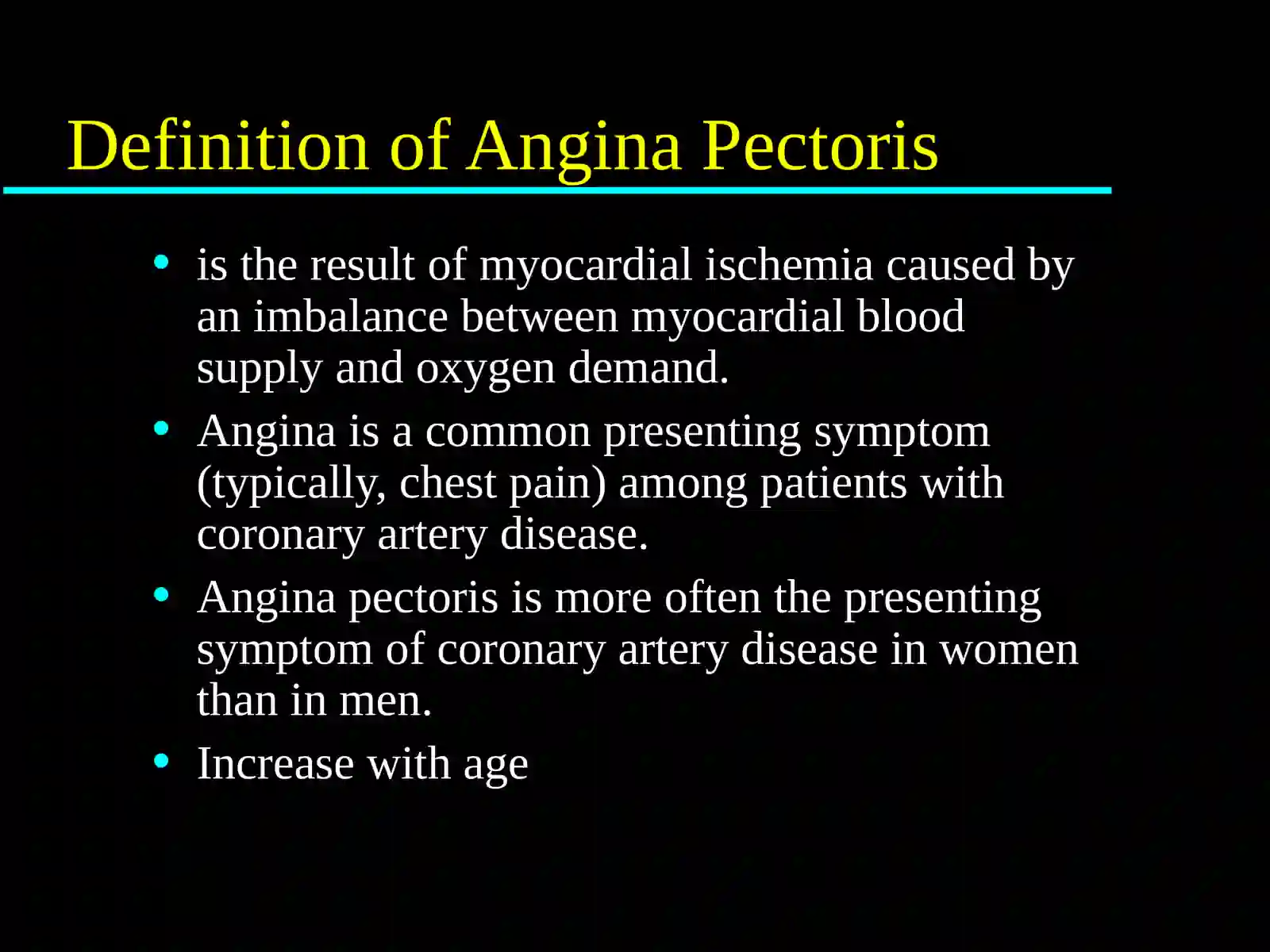 Angina Pectoris 3