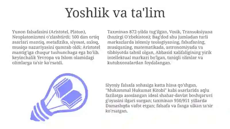 Abu Nasr Forobiy hayoti va ijodi 3