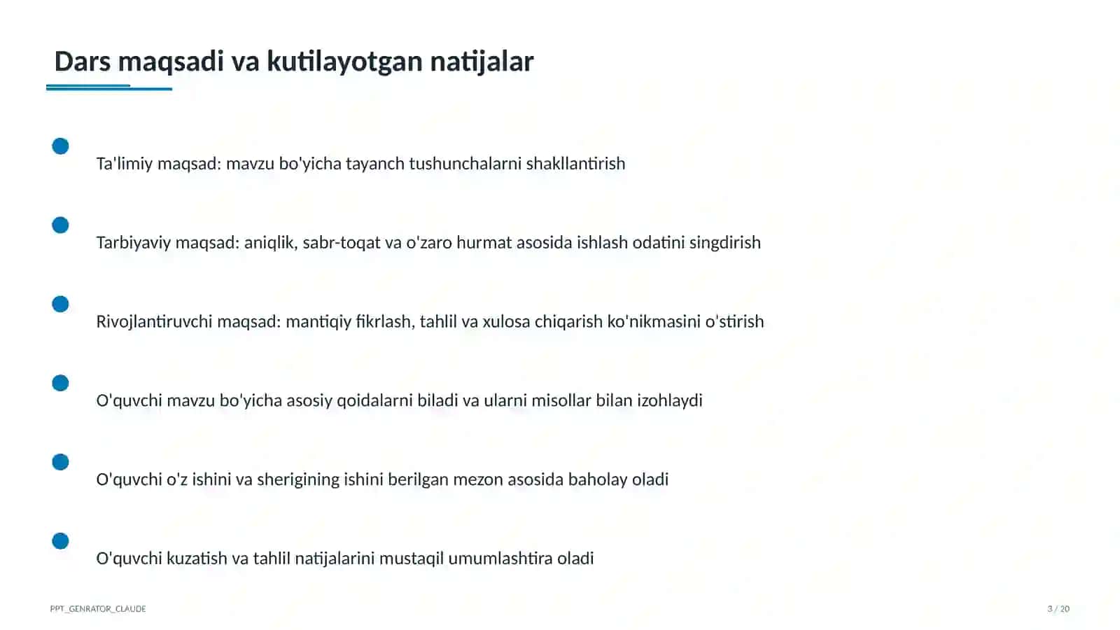 Countable and uncountable nouns (5-sinf) 4
