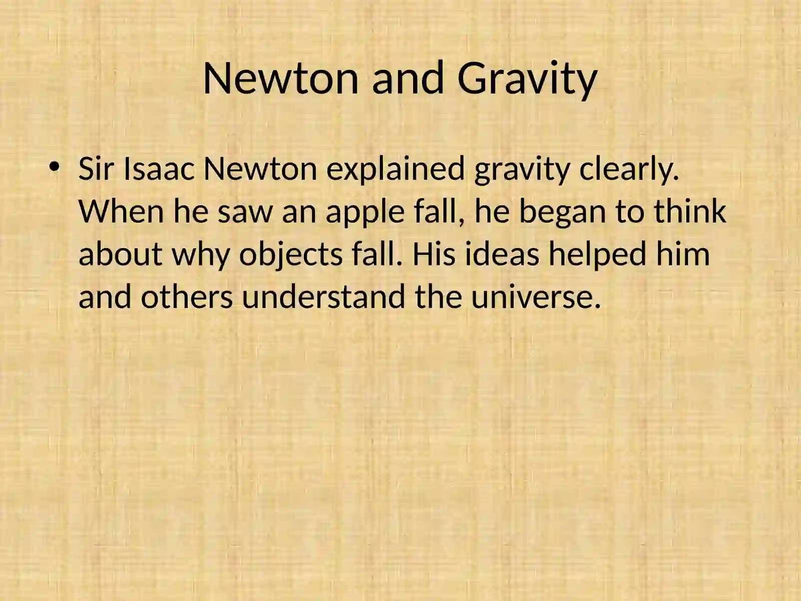 Gravity and the Universal Force of Attraction (Newton's Laws) 3