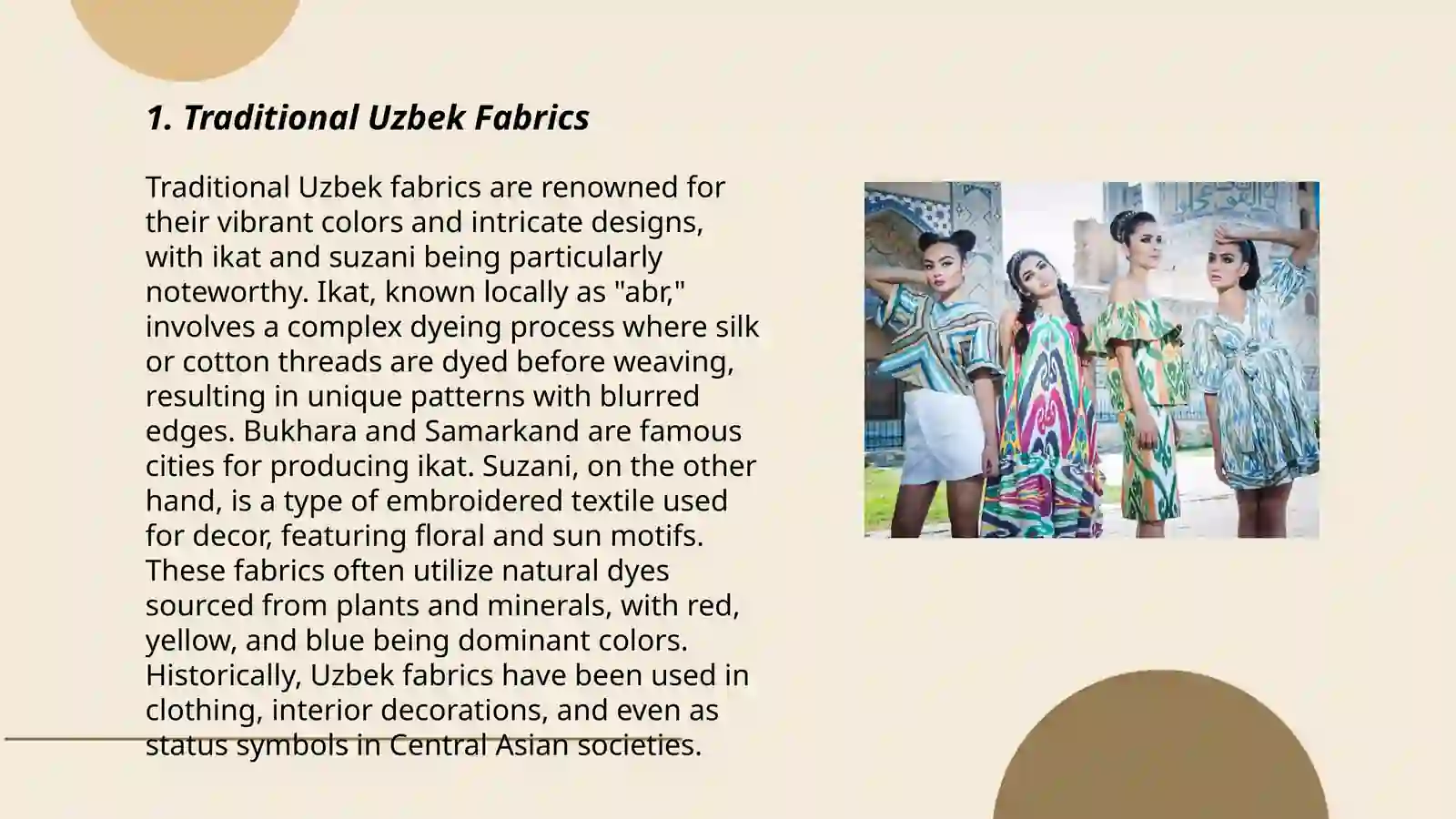 Traditional Uzbek Fabrics 3