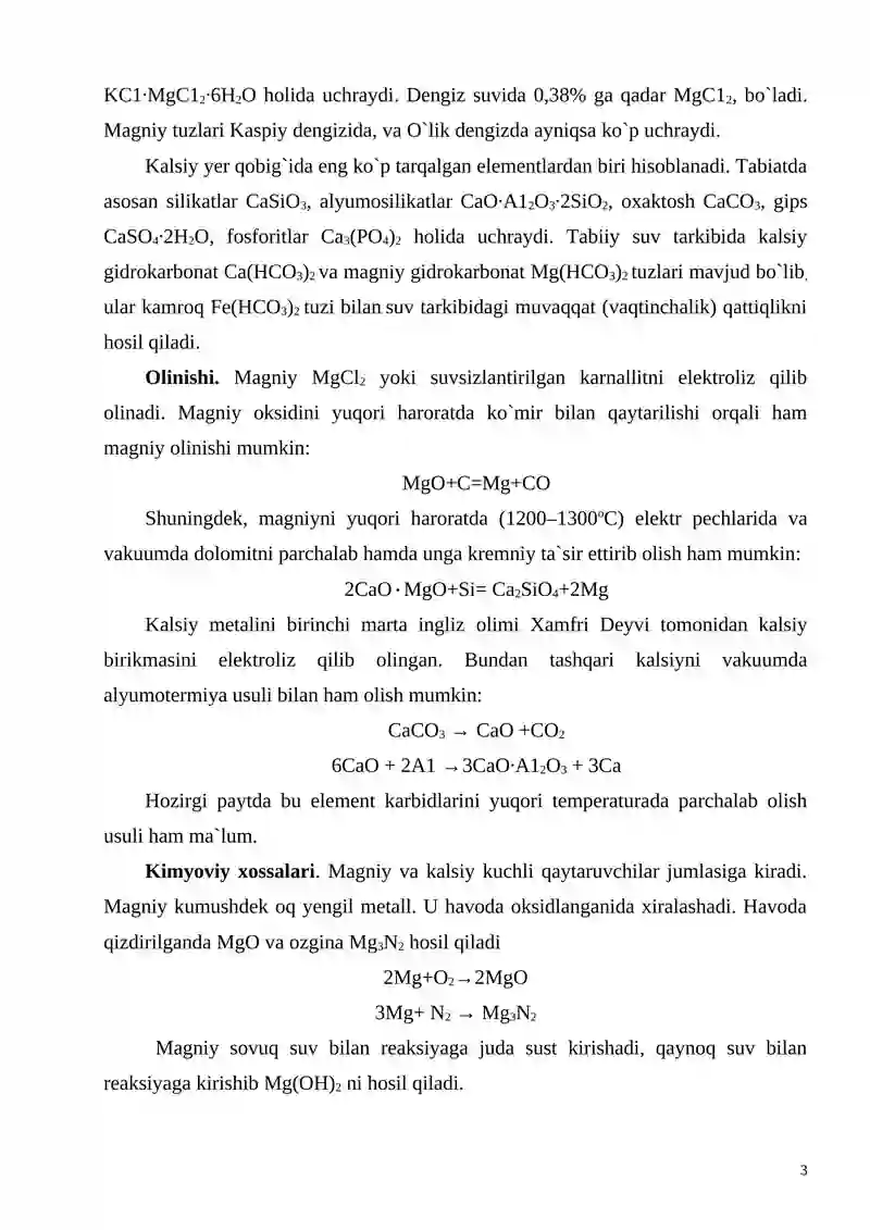 Davriy SISTЕMANING II A GURUH ELЕMЕNTLARI 3