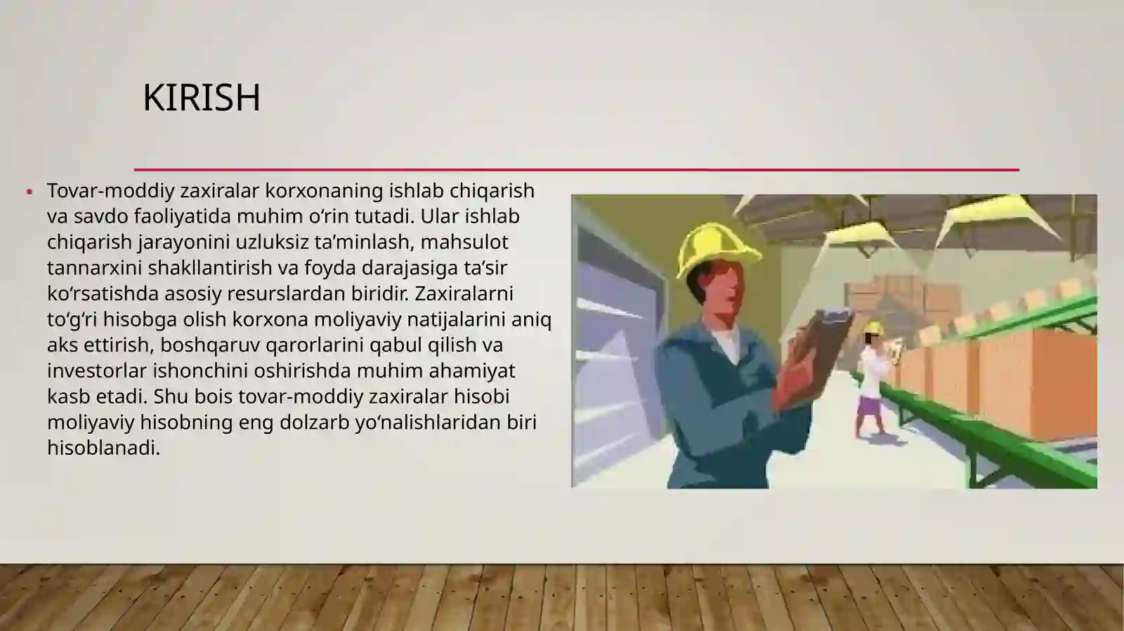 Tovar-moddiy zaxiralar hisobi 3