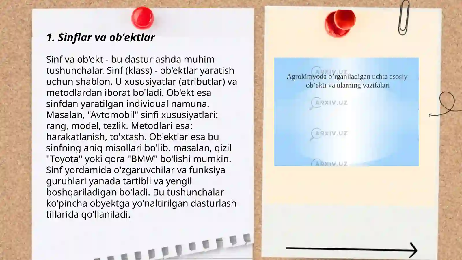 Sinflar va ob'ektlar 3