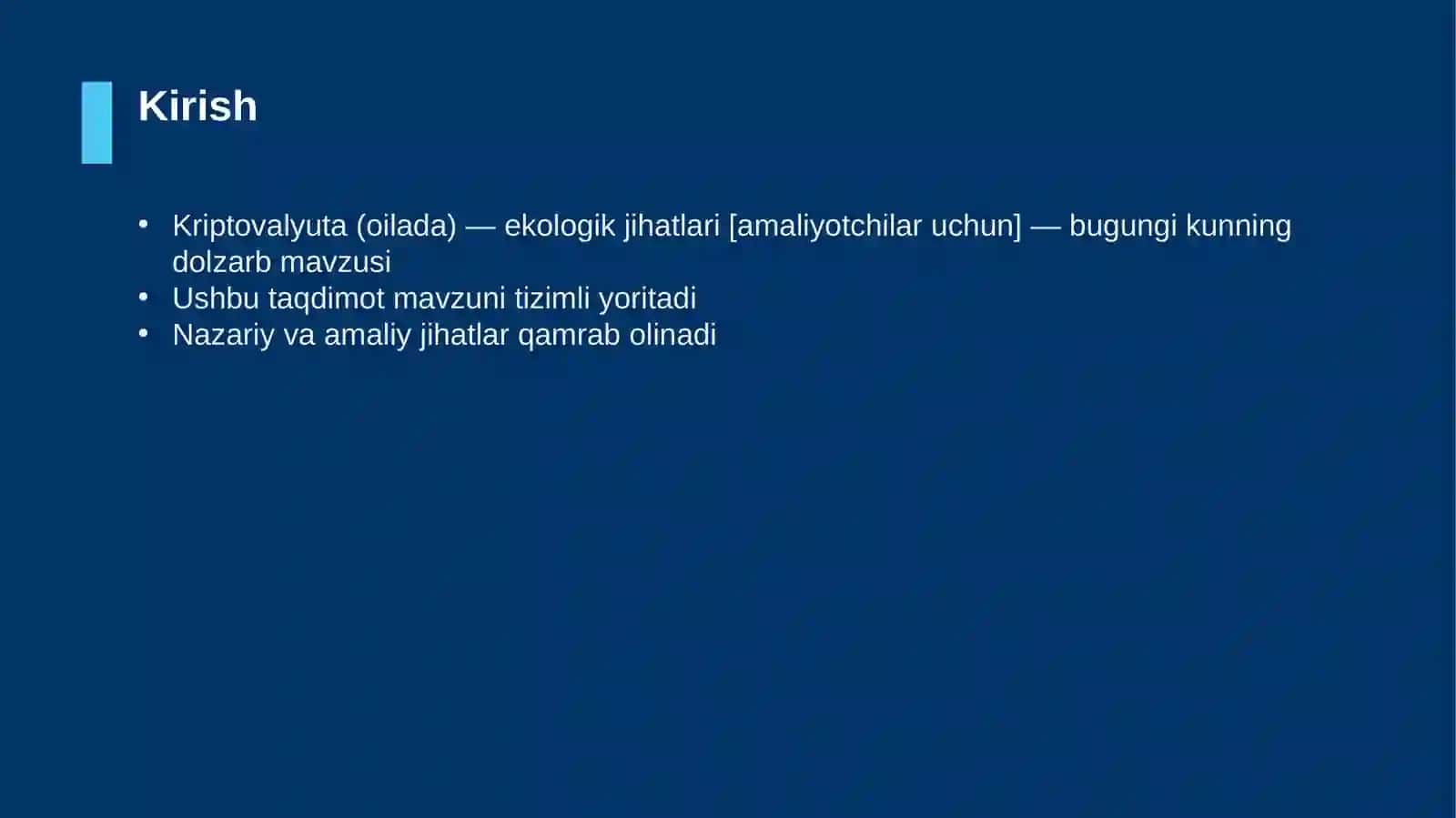 Kriptovalyuta (oilada) — ekologik jihatlari [amaliyotchilar uchun] 3