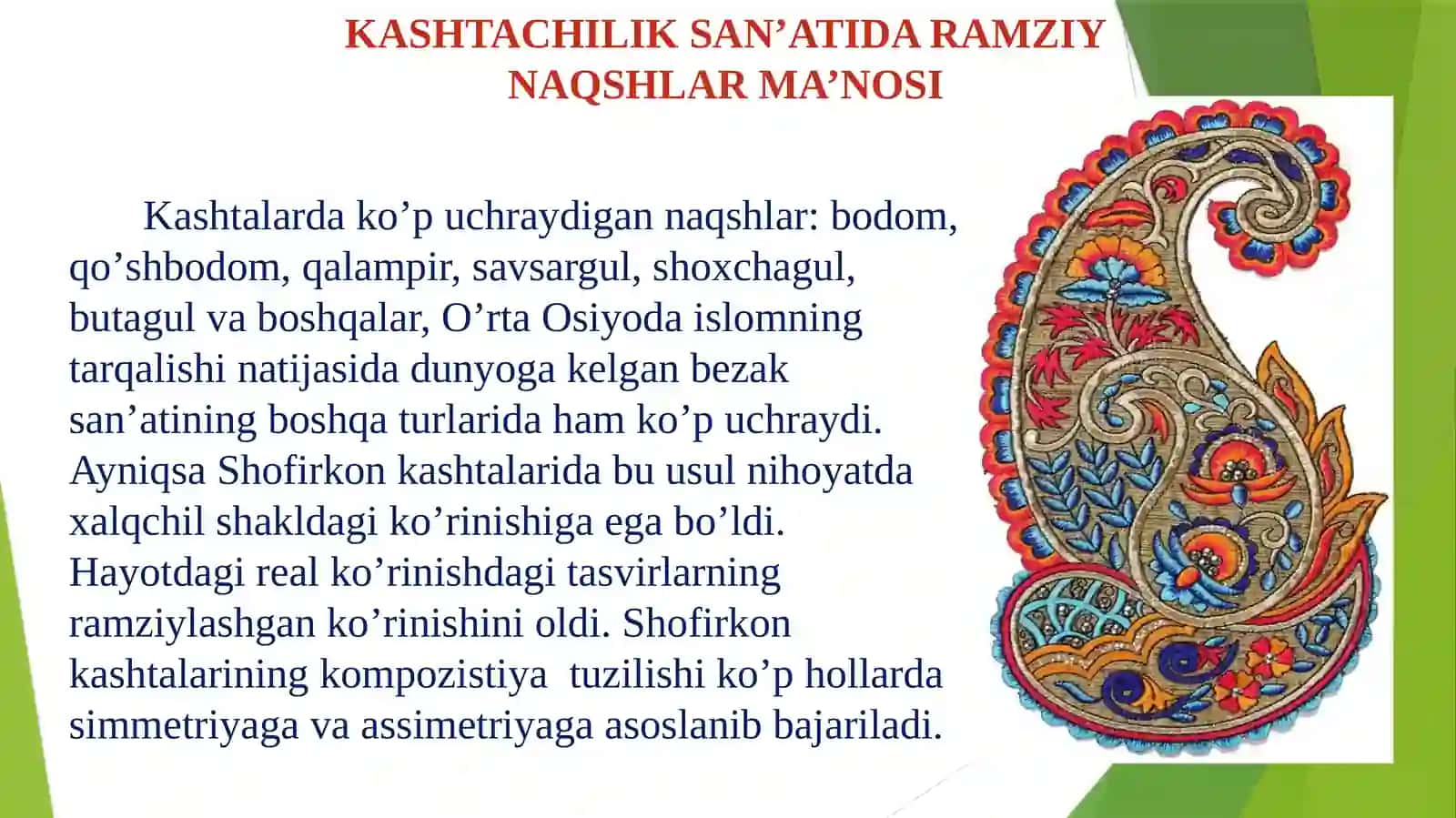KASHTACHILIKDA SOVG’ABOB BUYUMLAR TAYYORLASH TEXNOLOGIYASI.pptx 3