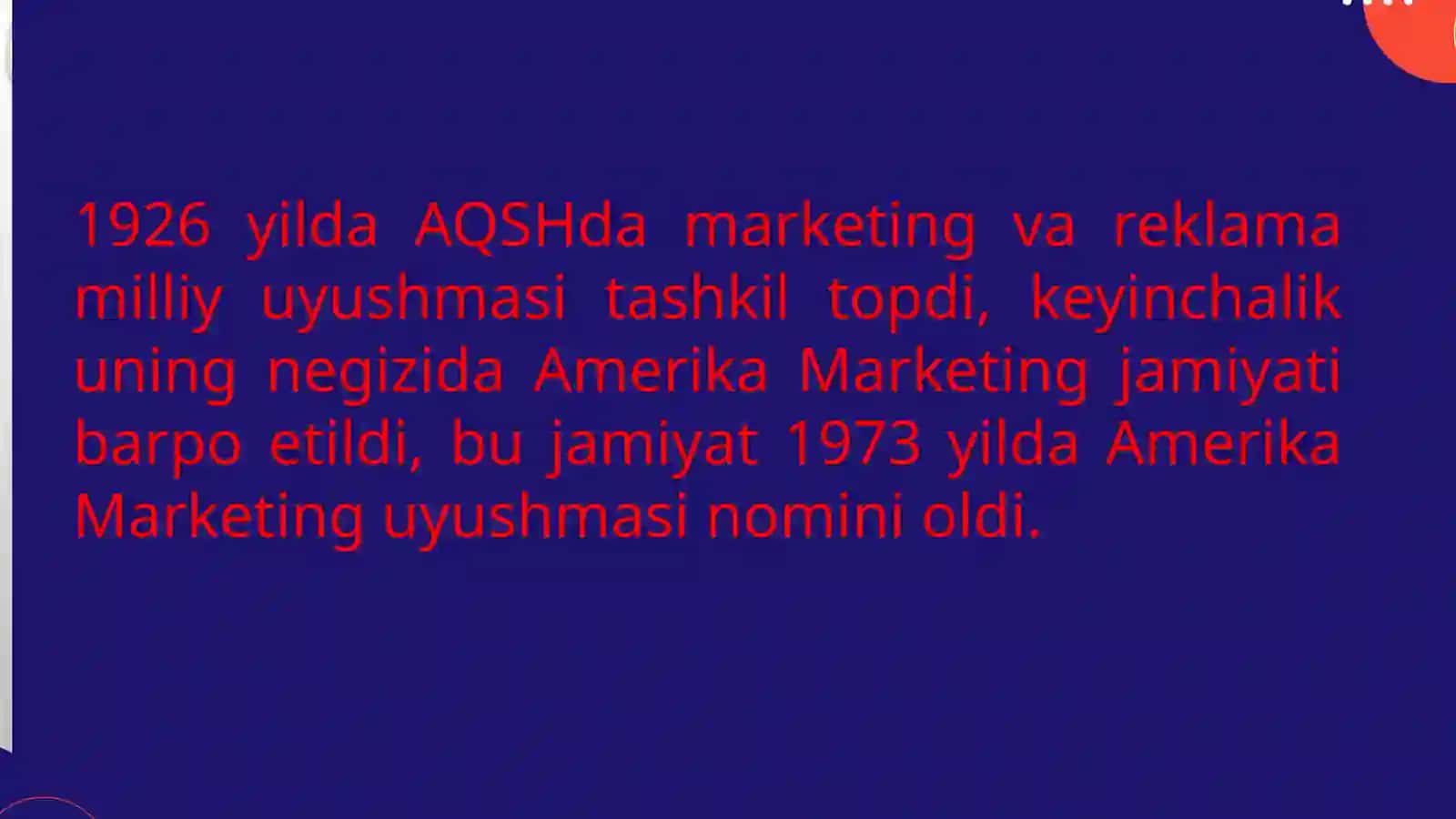 Marketingning asosiy rivojlanish bosqichlari 3