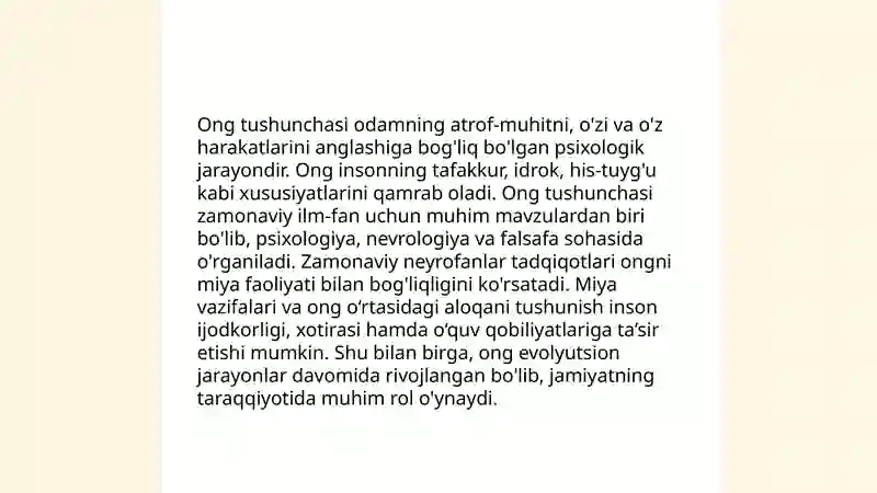 Ong haqida tushuncha va uning xossalari 3