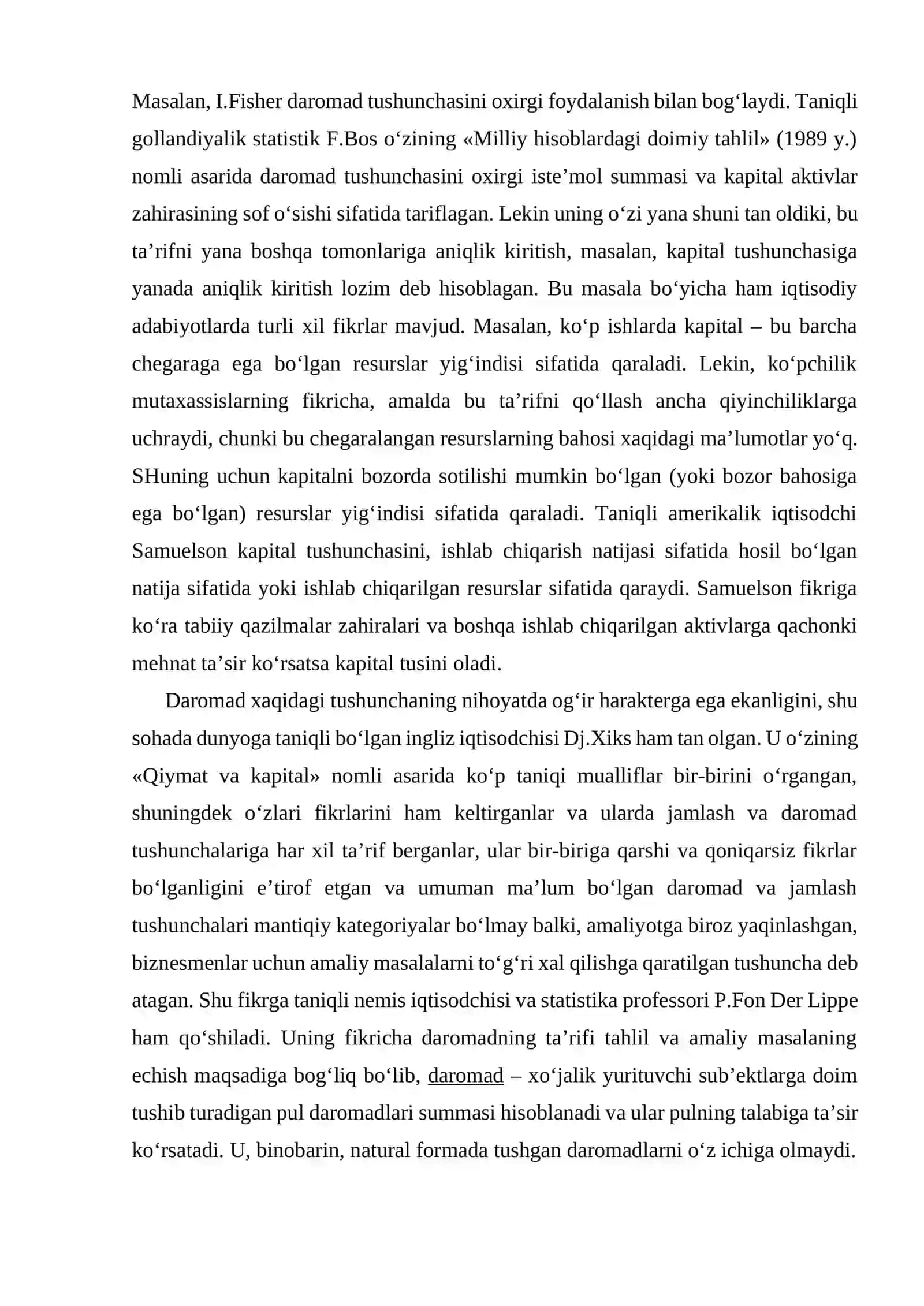 Milliy daromad va milliy hisoblar tizimidagi boshqa daromad ko‘rsatkichlar 3