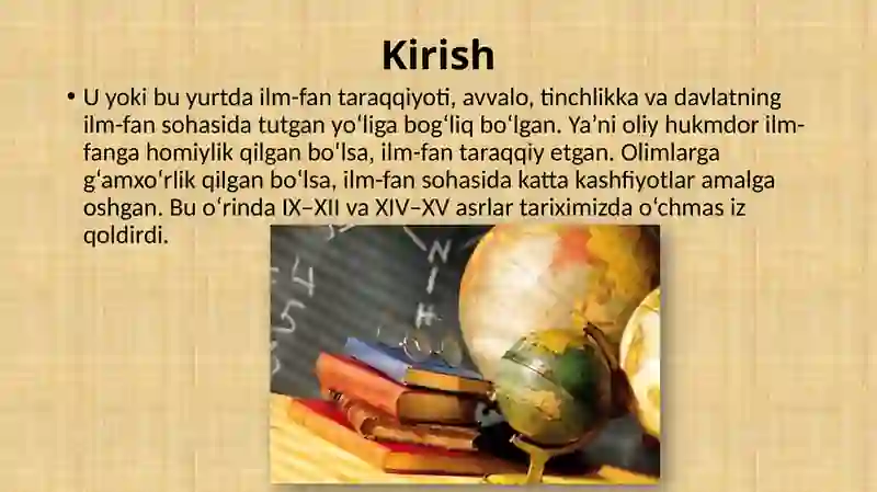 YURTIMIZDA ILM-FAN TARAQQIYOTI 3