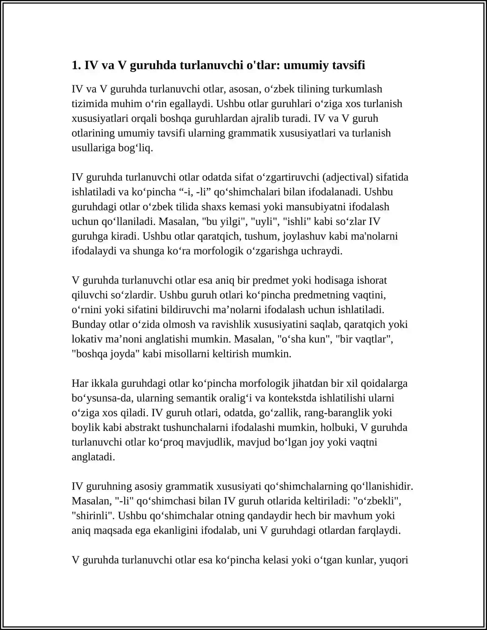 IV VA V GURUHDA TURLANUVCHI OTLAR 3