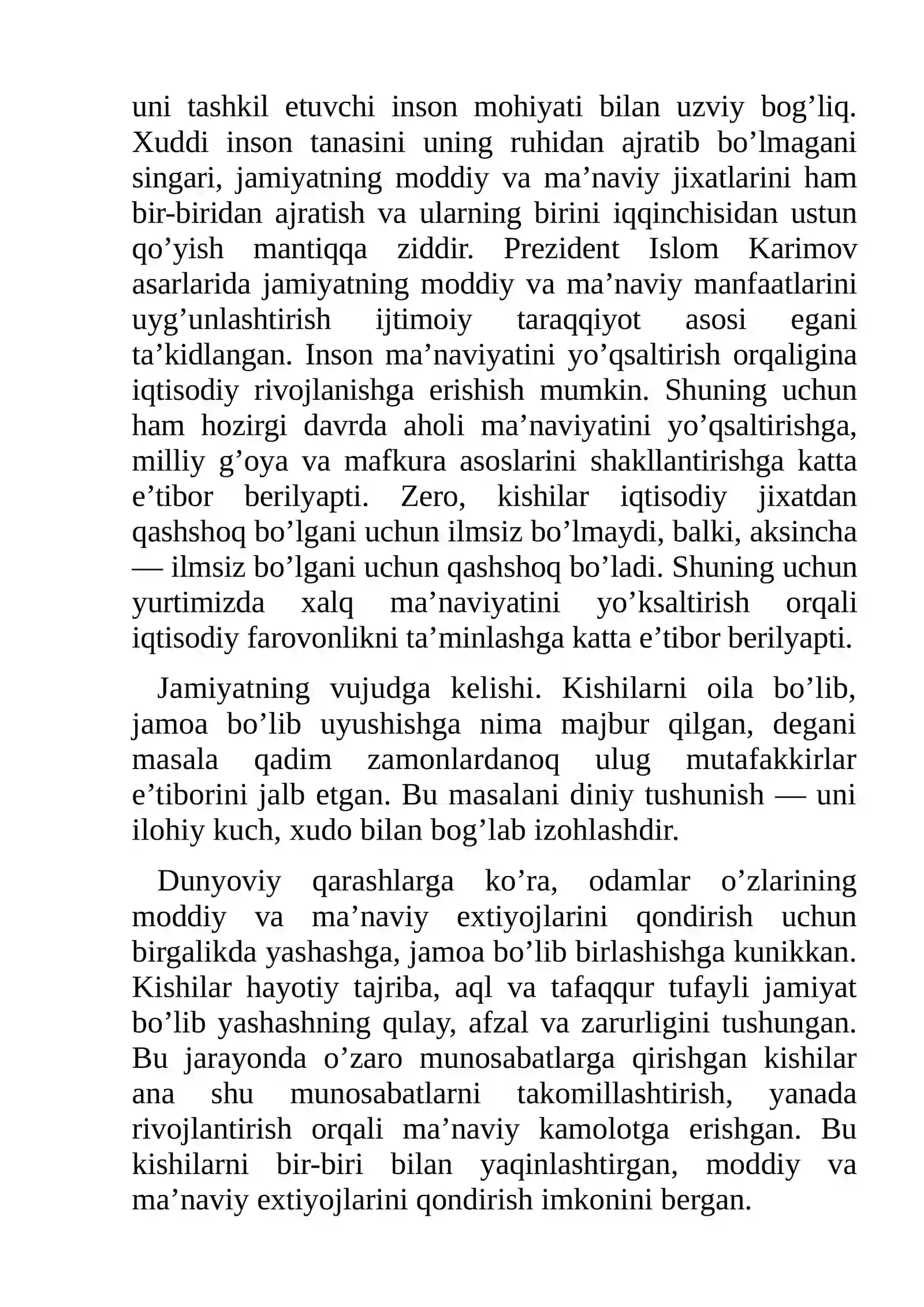Jamiyat falsafasi 3