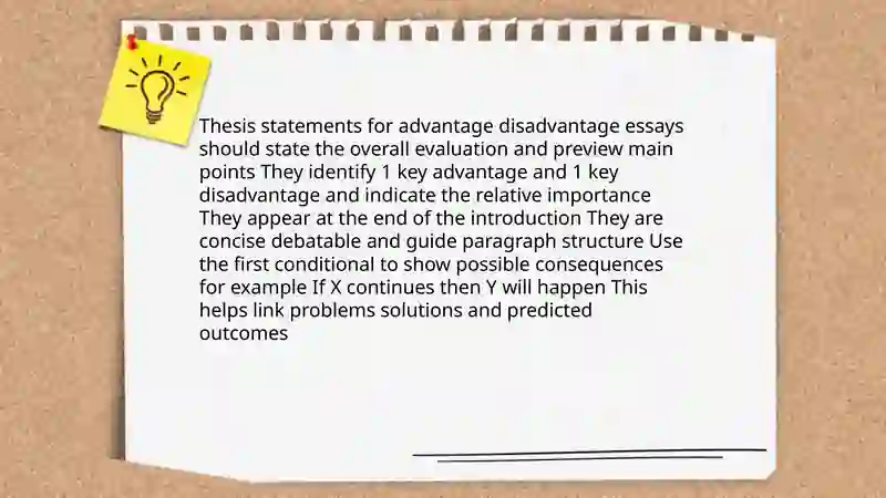 Writing about advantages and disadvantages 3