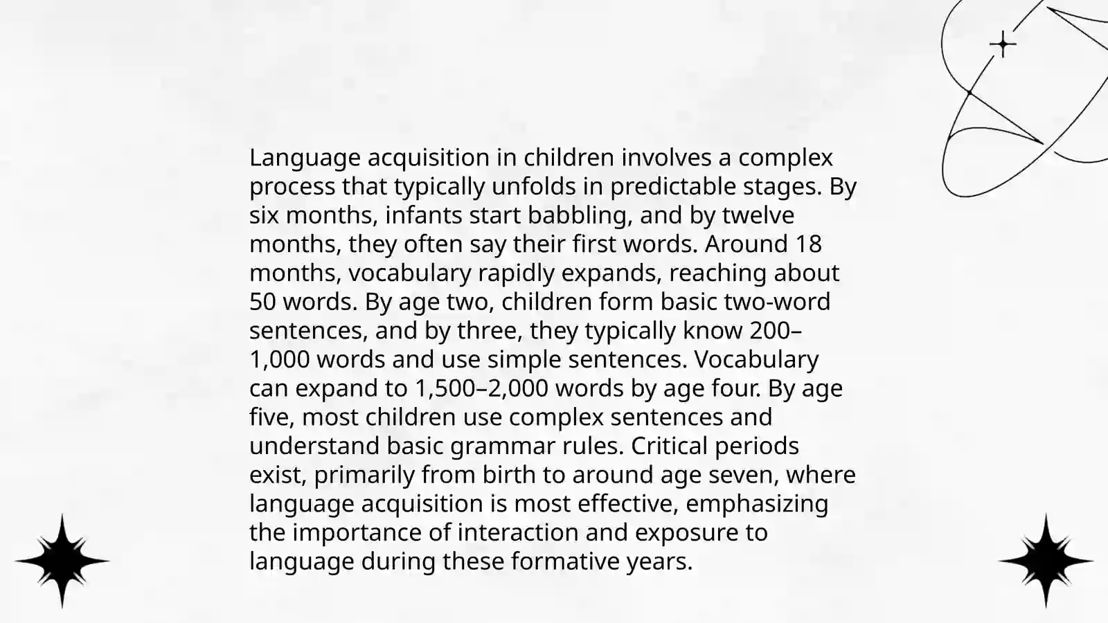 Language Acquisition in Children 3