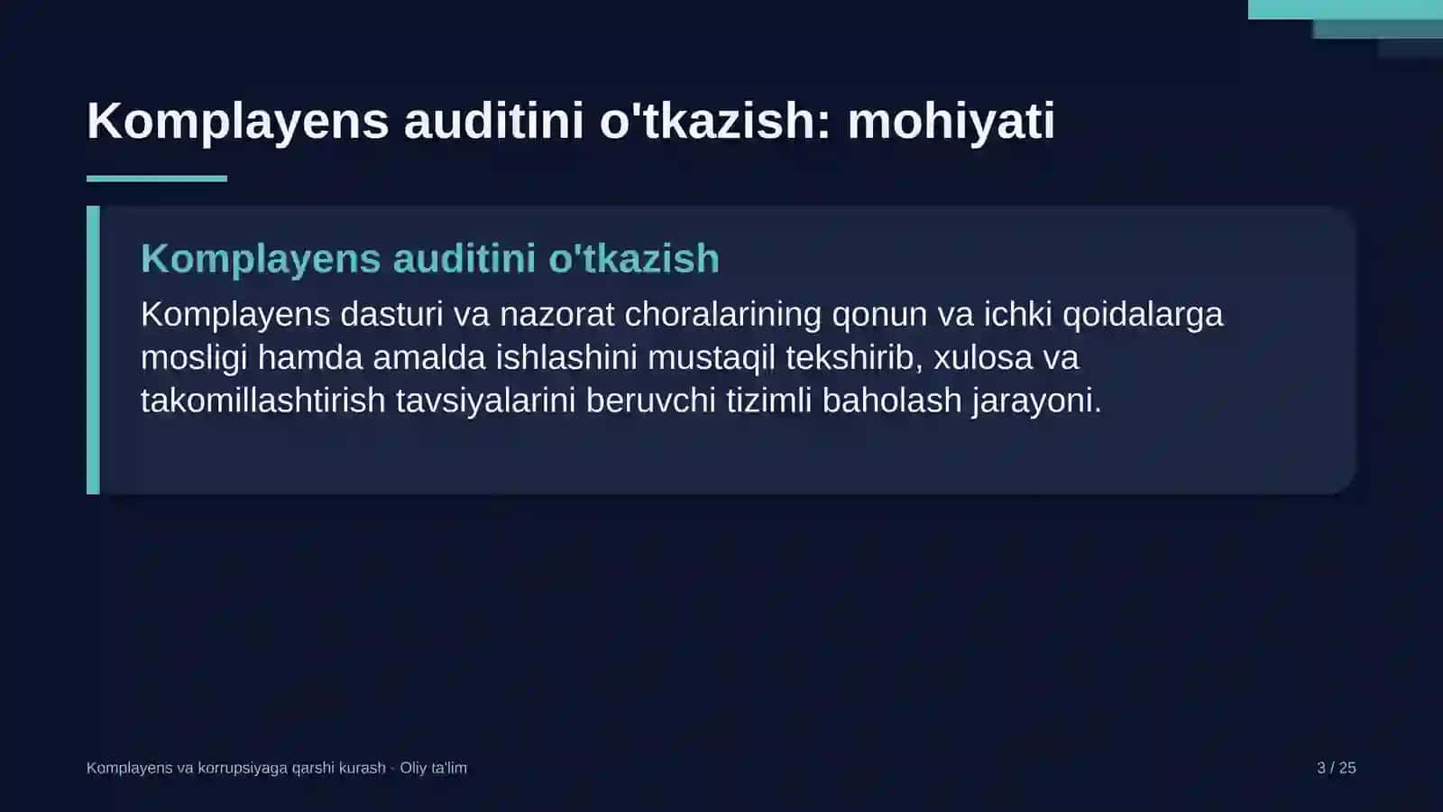 fotostudiyalarda komplayens auditini o'tkazish 3342 3