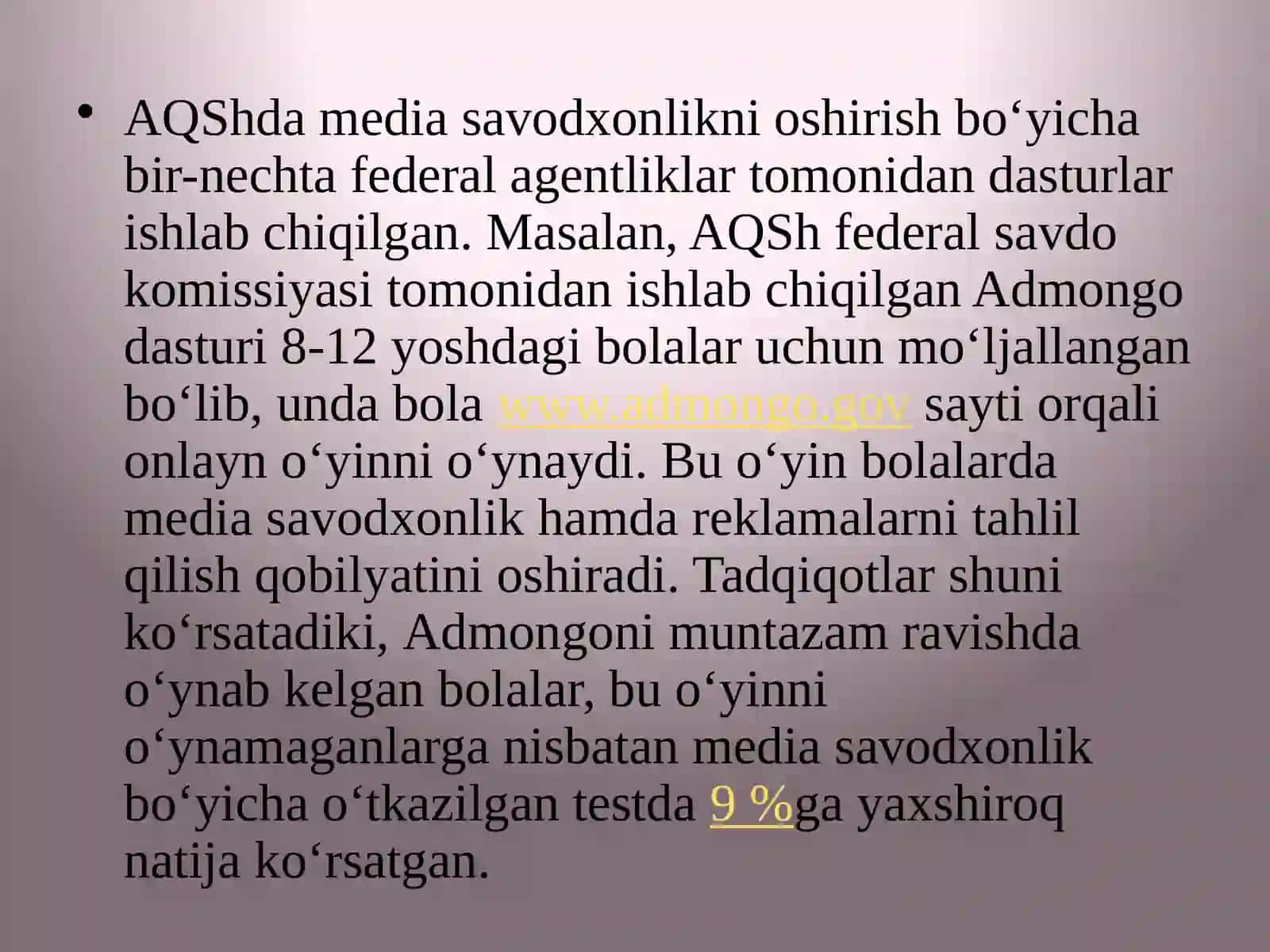 Mediasavodxonlikni rivojlantirish yo’llari 3
