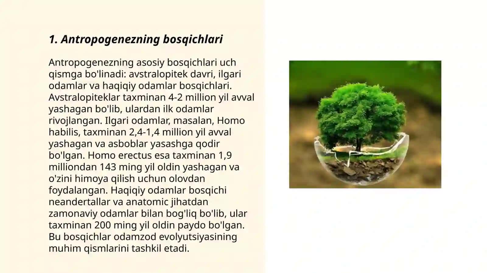 Antropagen omillar 3