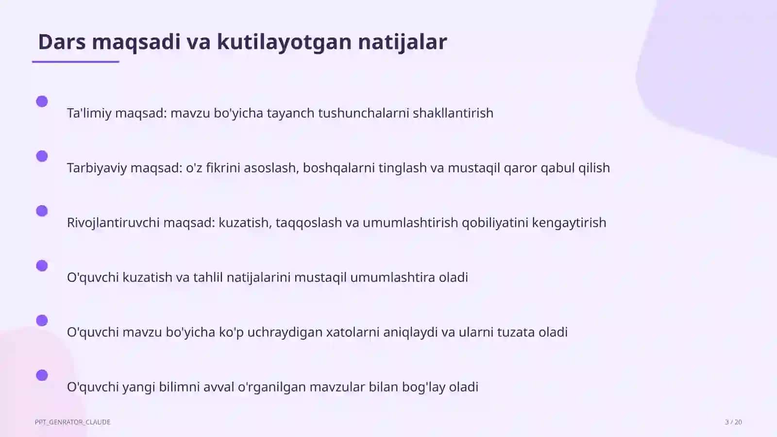 Mulk huquqi va intellektual mulk (11-sinf) 3