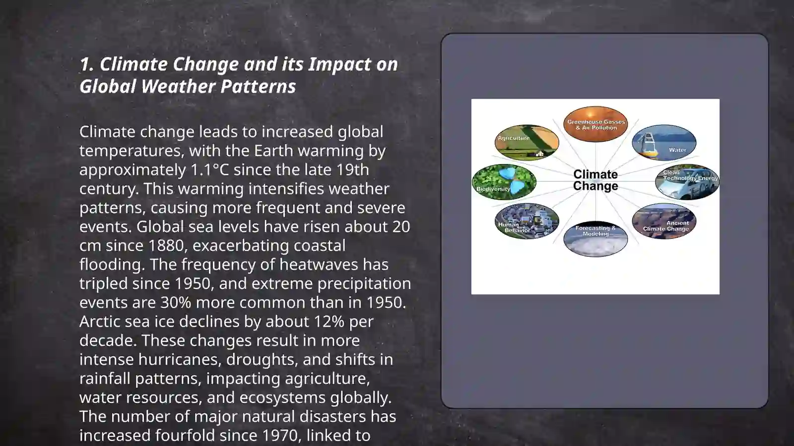 Global environmental issues 3
