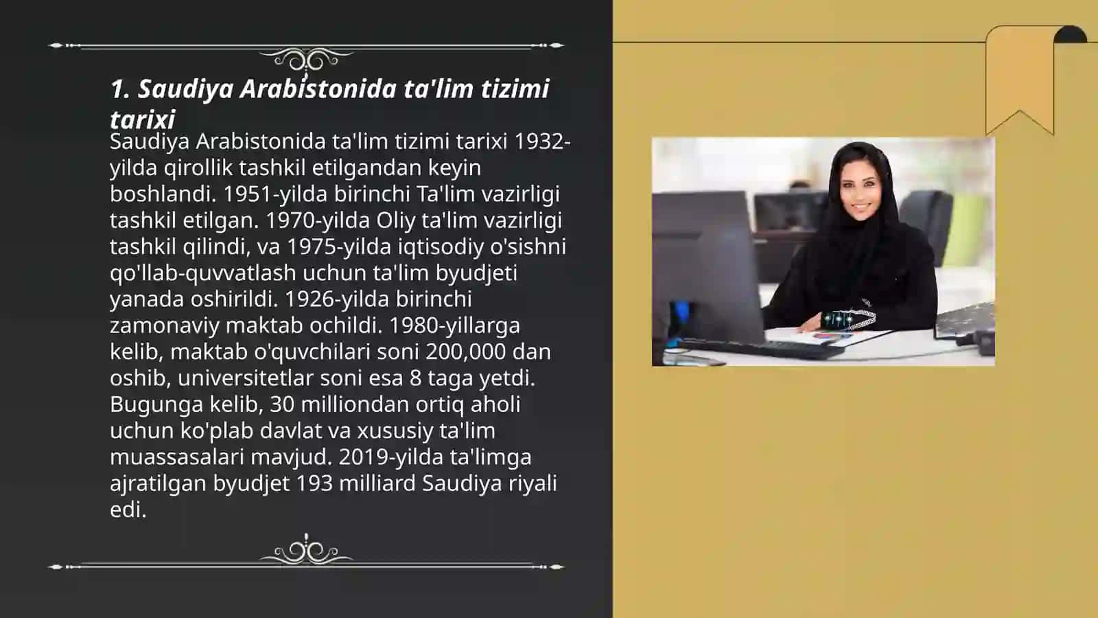 Saudiya Arabistoni talim tizimi 3