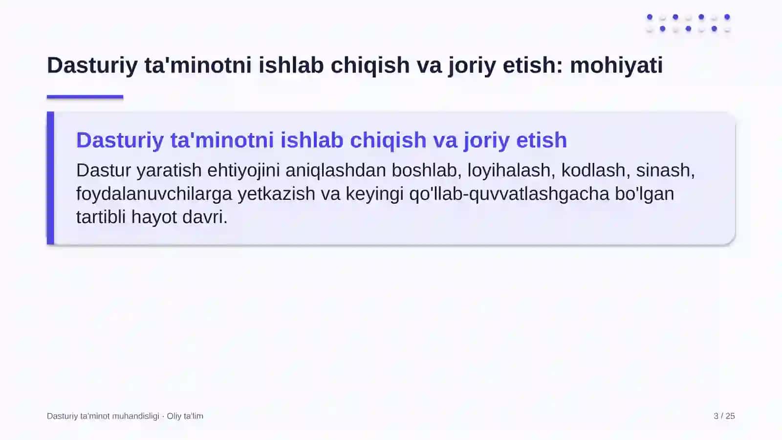 avtomobillarga gaz to'ldirish shoxobchalarida dasturiy ta'minotni ishlab chiqish va joriy etish 8404 3