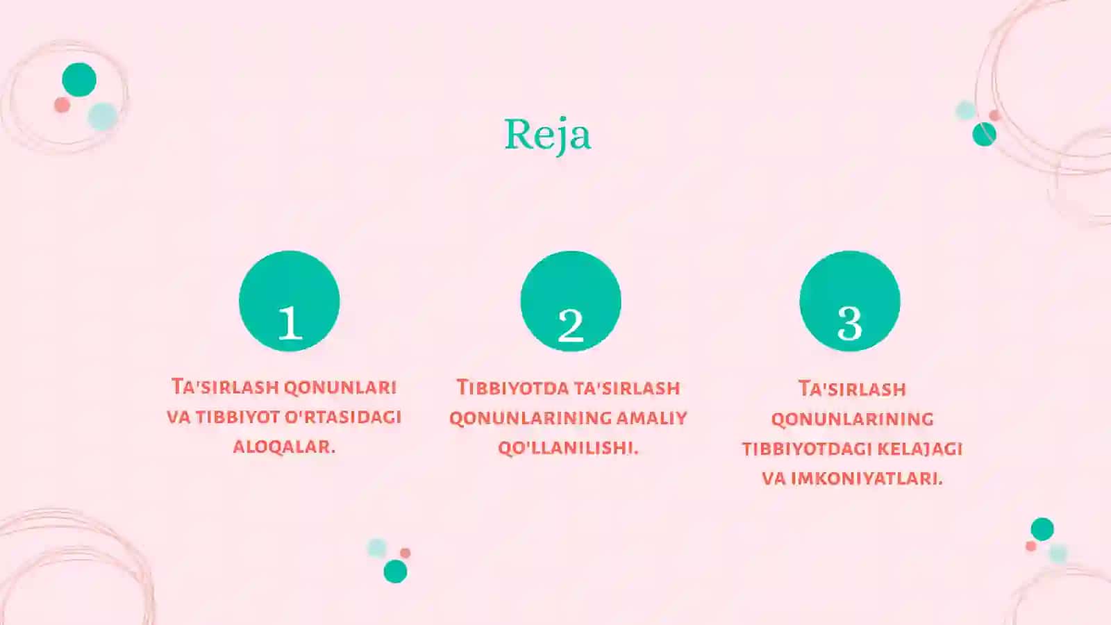 Ta'sirlash qonunlari tibbiyotda ahamiyati 3