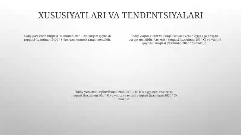 Galliy Guruhchasi Elementlari 3